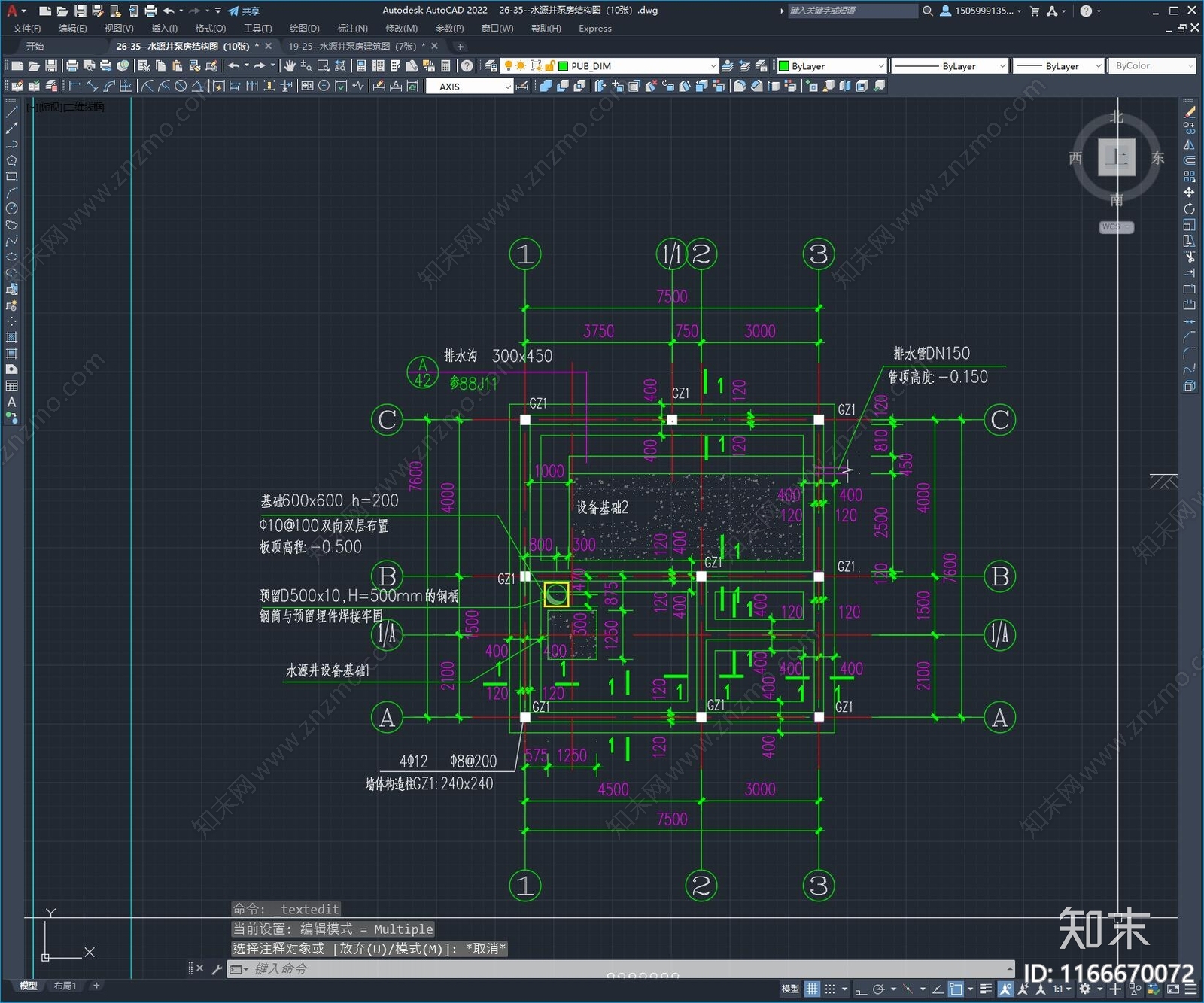 水处理cad施工图下载【ID:1166670072】