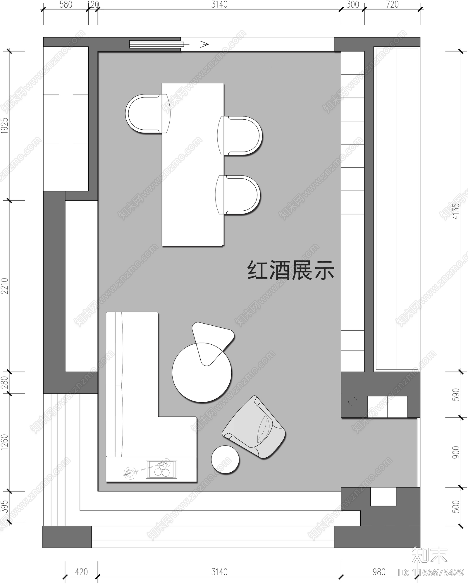 现代酒窖施工图下载【ID:1166675429】