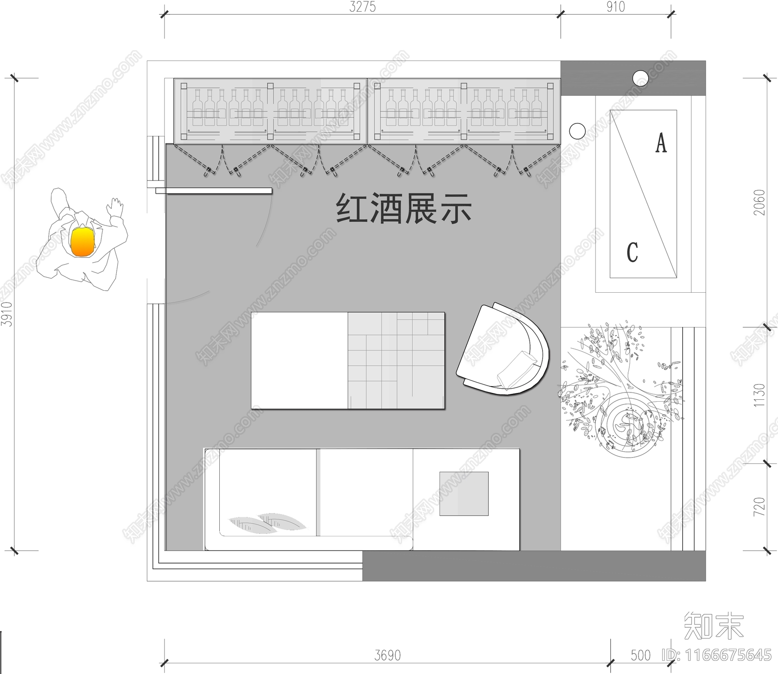 现代酒窖施工图下载【ID:1166675645】