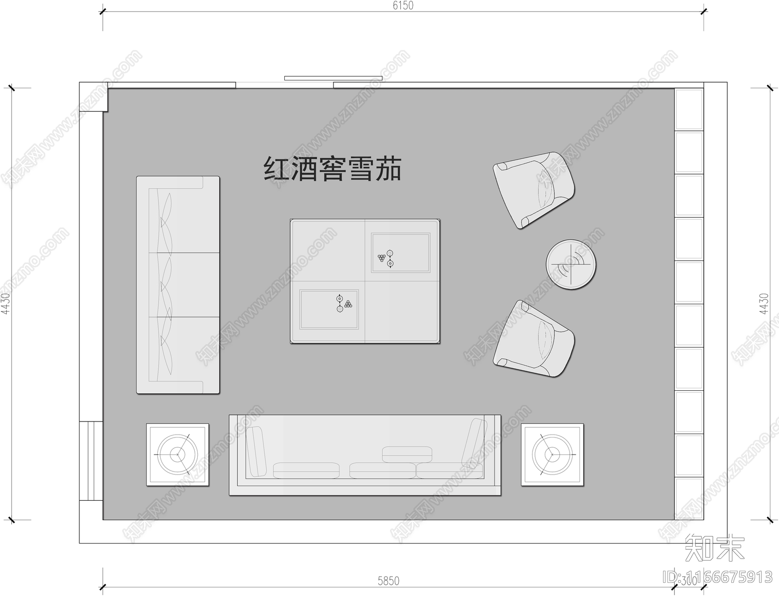 现代酒窖施工图下载【ID:1166675913】