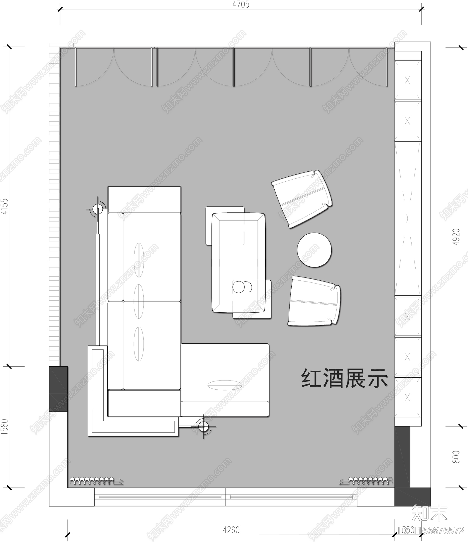 现代酒窖施工图下载【ID:1166676572】