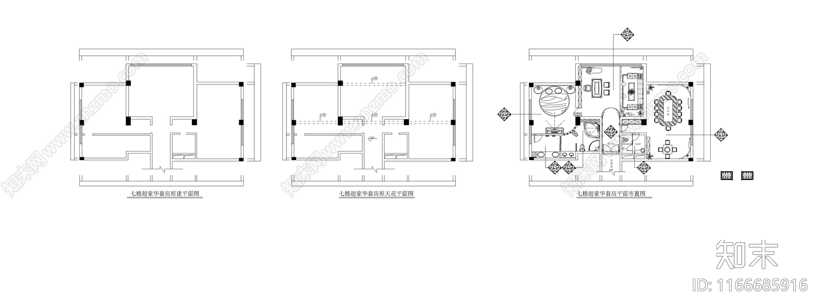 现代酒店cad施工图下载【ID:1166685916】