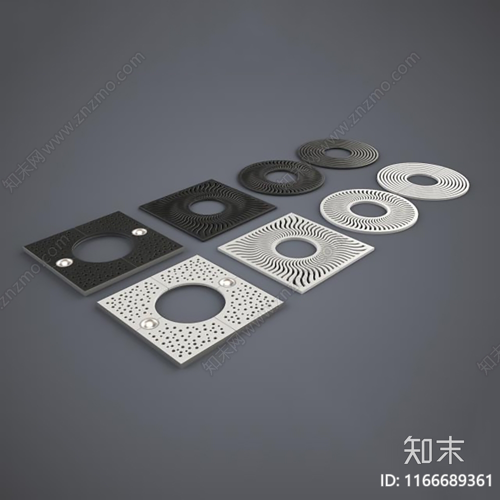 现代新中式其他景观小品3D模型下载【ID:1166689361】