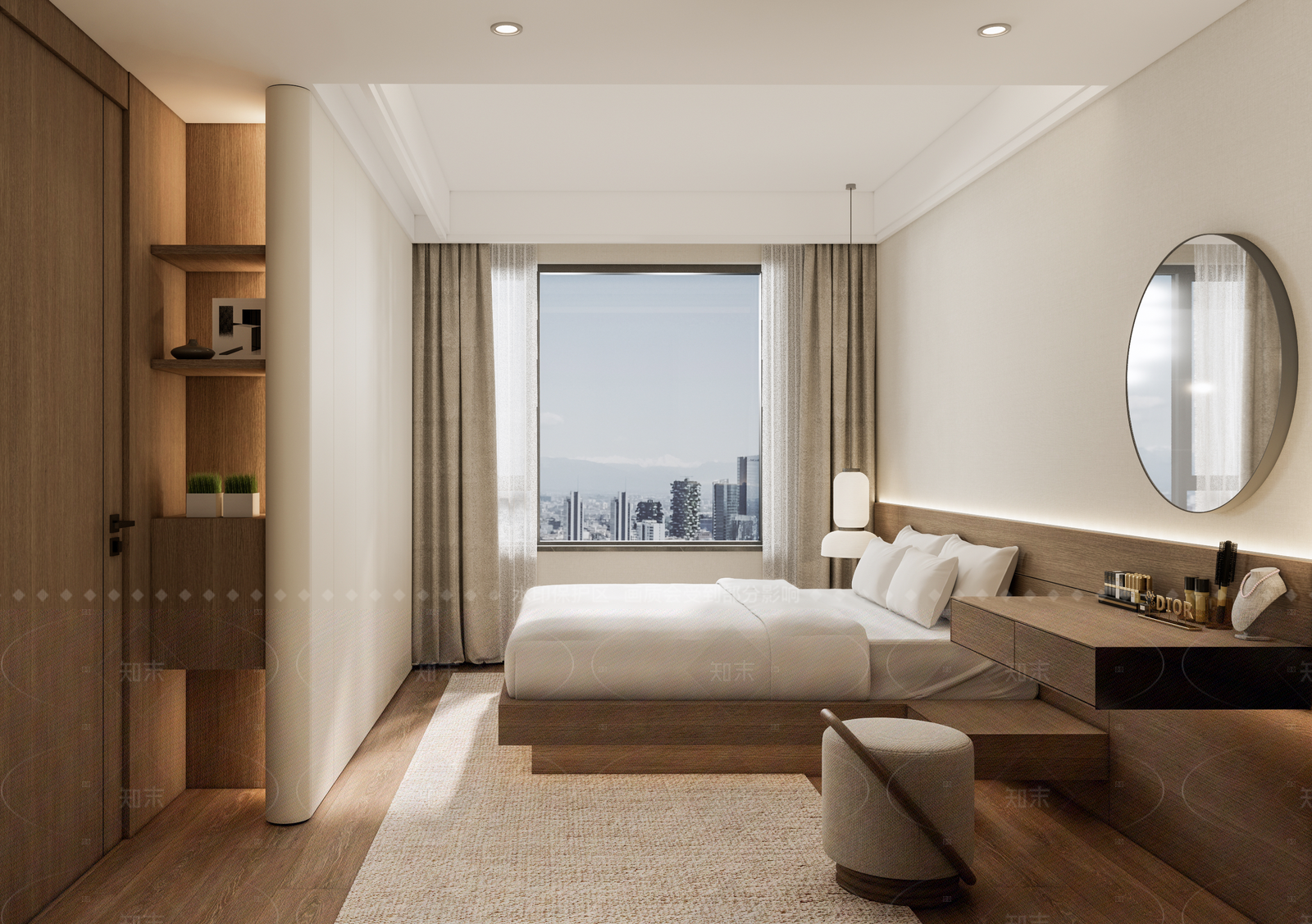 现代家居卧室SU模型下载【ID:1216003294】