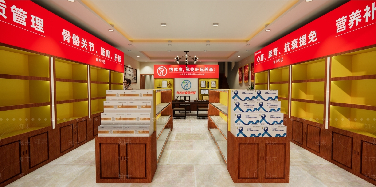 新中式其他店铺SU模型下载【ID:1166885963】