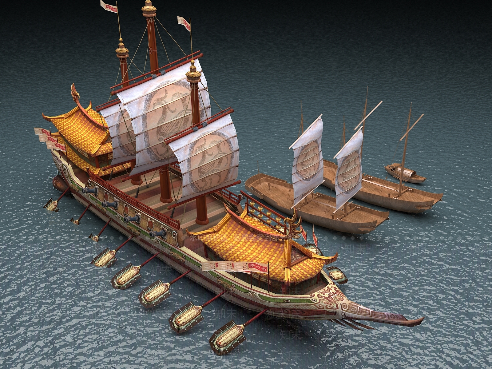 船3D模型下载【ID:1166702039】_知末3d模型网