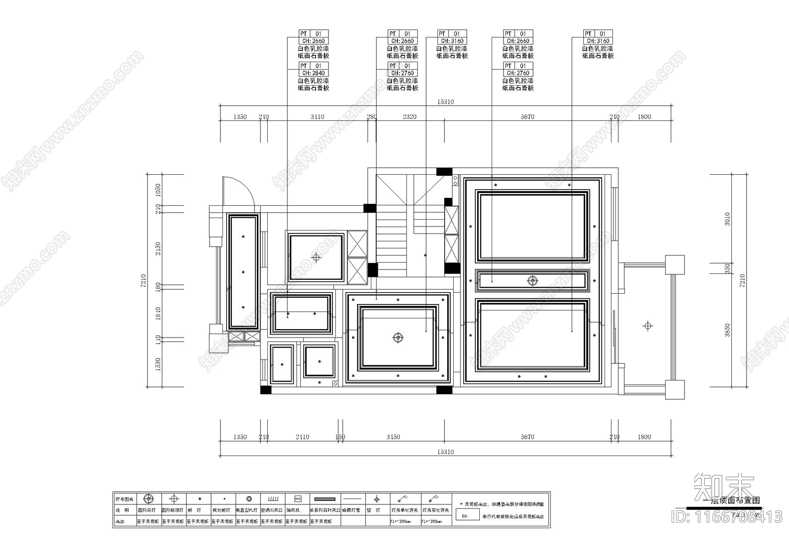 整体家装空间cad施工图下载【ID:1166708413】