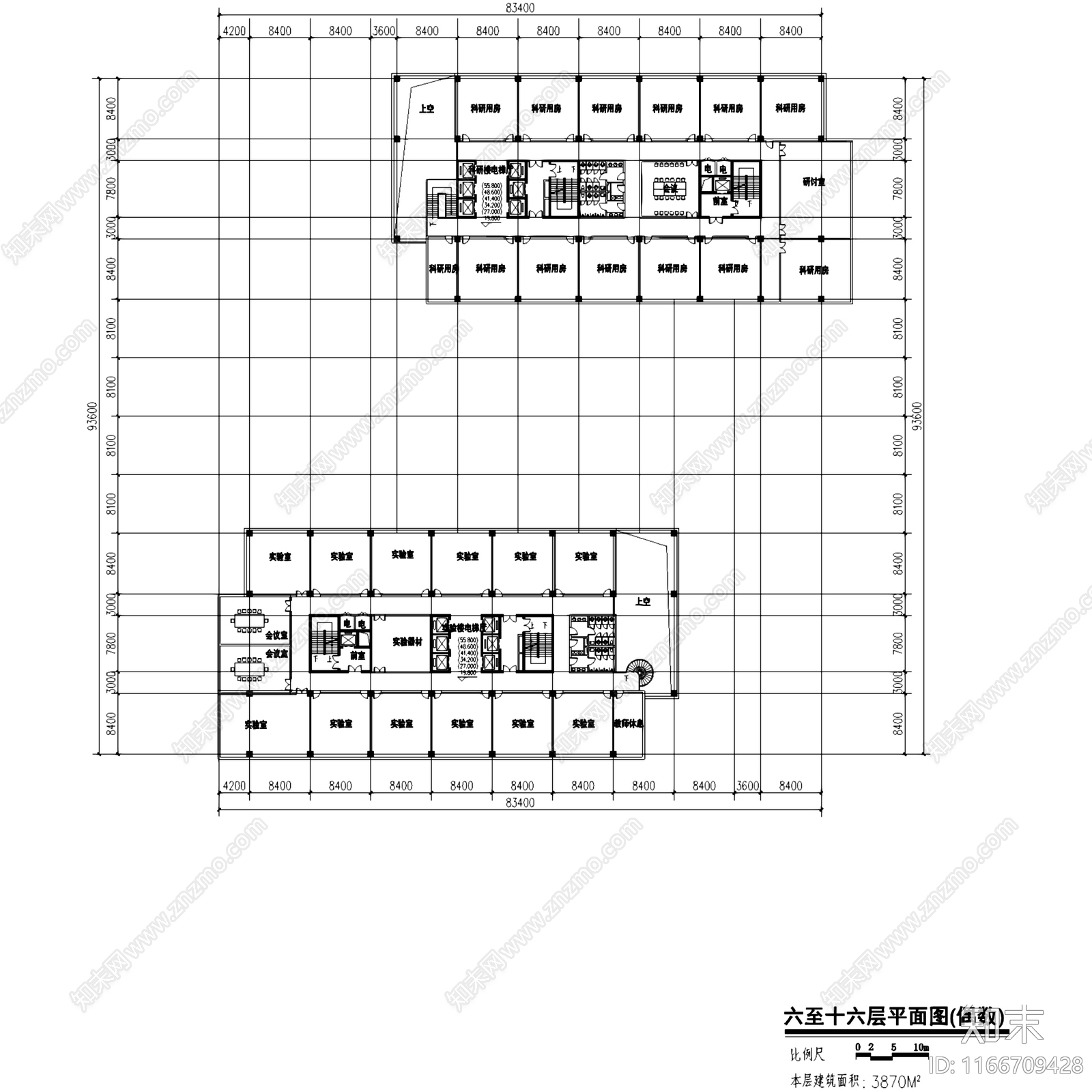 现代学校建筑cad施工图下载【ID:1166709428】