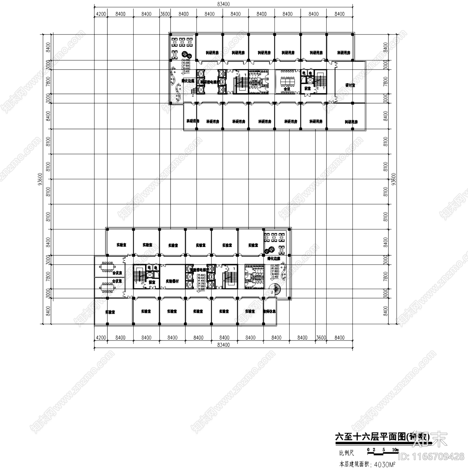现代学校建筑cad施工图下载【ID:1166709428】