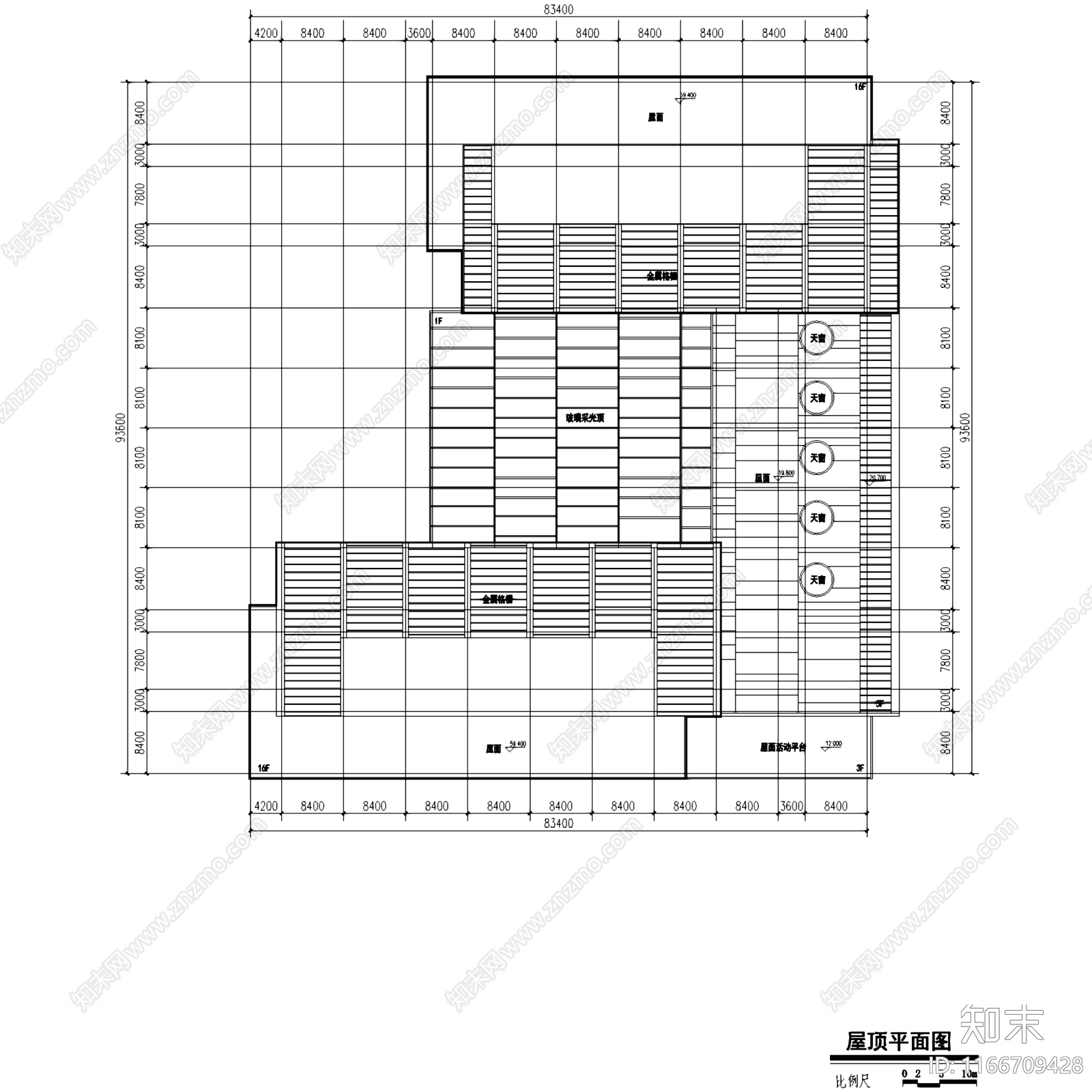 现代学校建筑cad施工图下载【ID:1166709428】