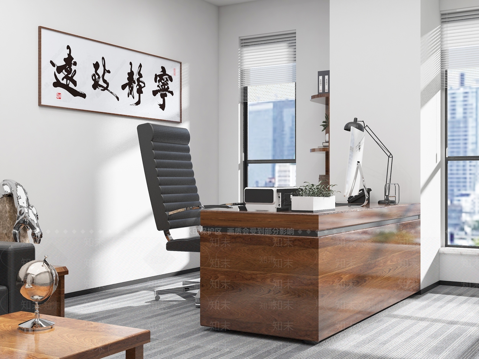 现代接待室3D模型下载【ID:1166712879】