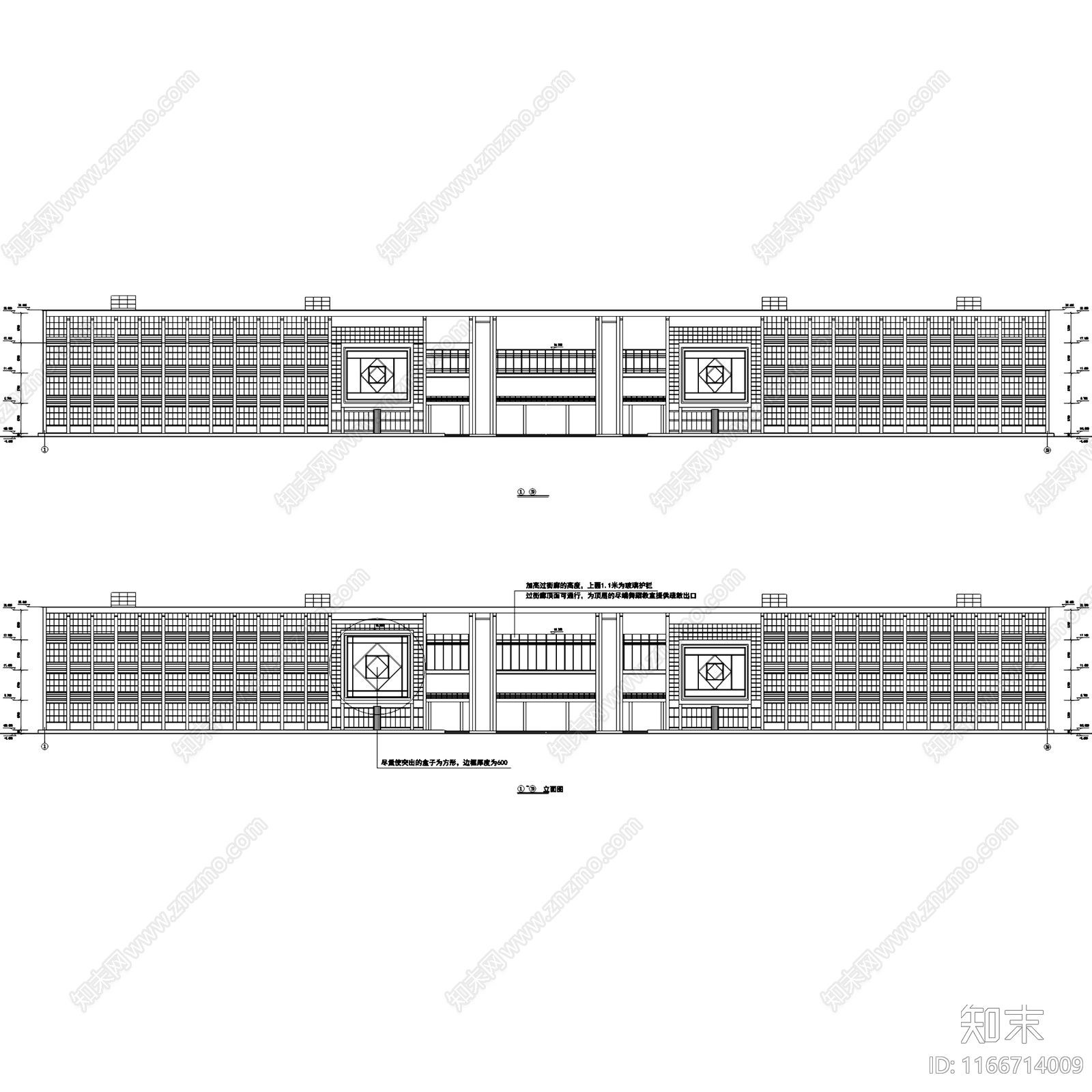 现代学校建筑施工图下载【ID:1166714009】