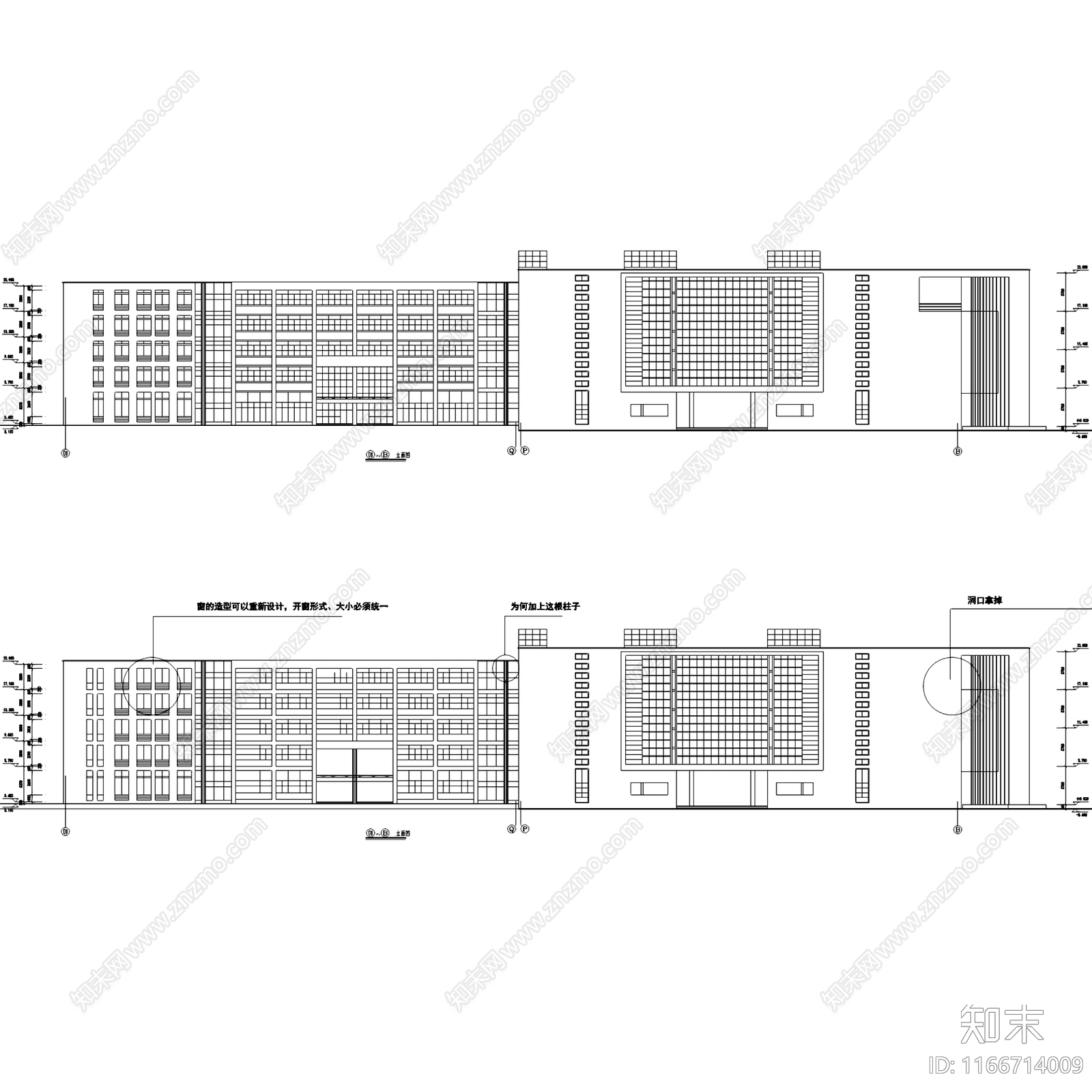 现代学校建筑施工图下载【ID:1166714009】