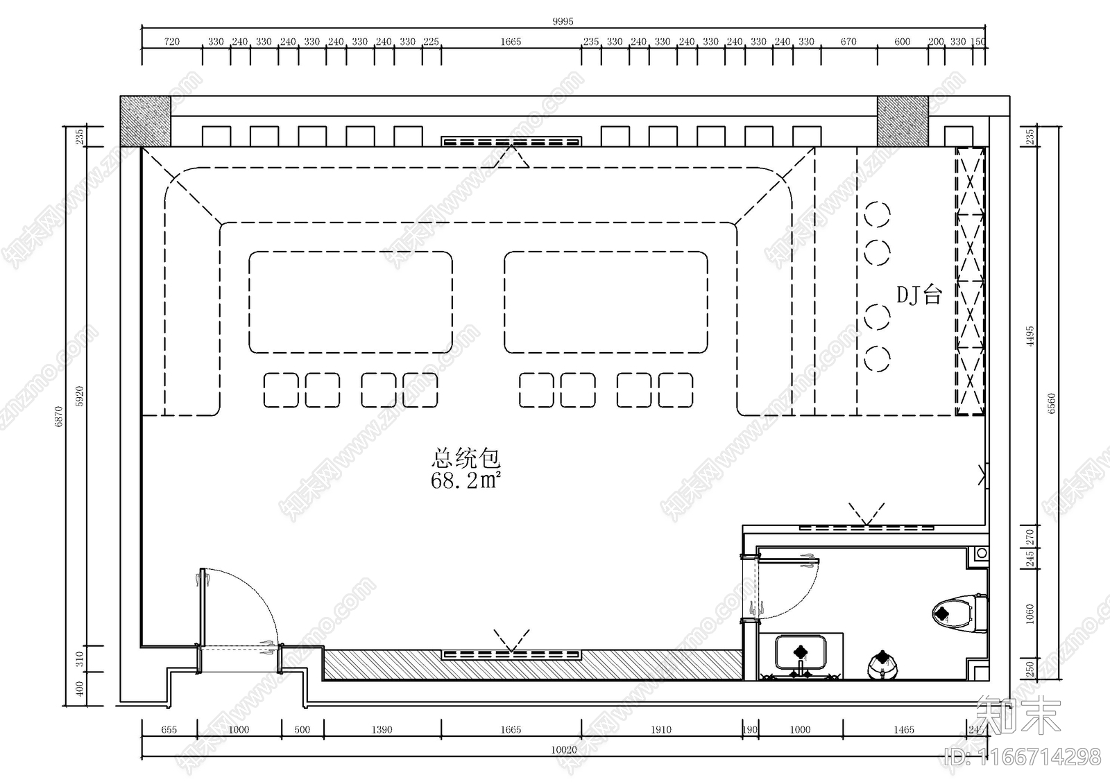 现代KTVcad施工图下载【ID:1166714298】