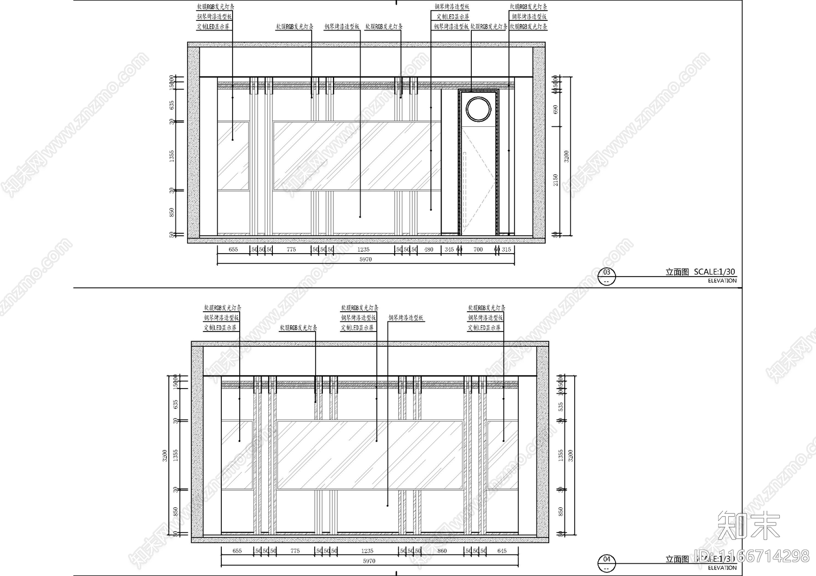 现代KTVcad施工图下载【ID:1166714298】