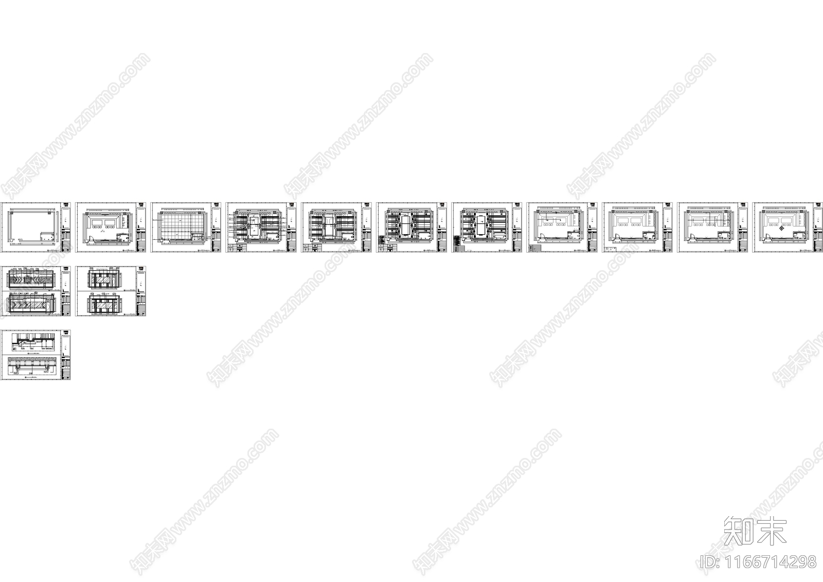 现代KTVcad施工图下载【ID:1166714298】