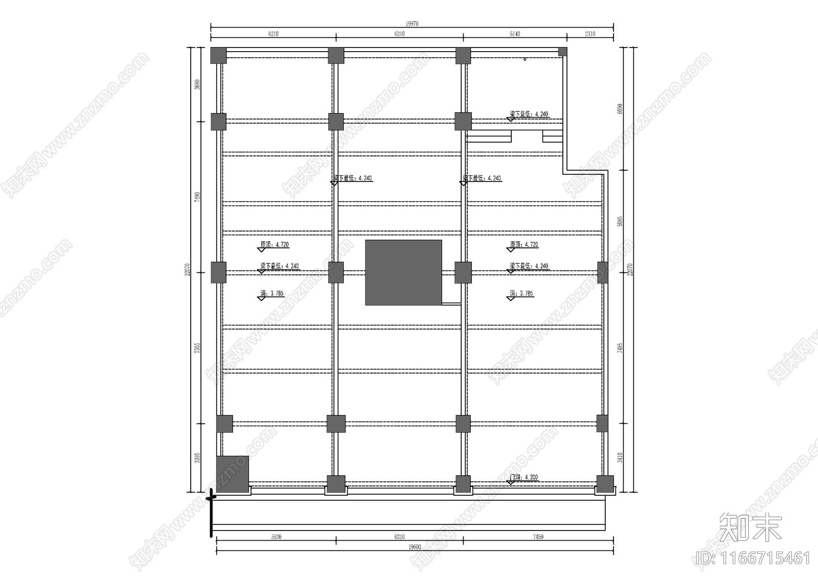 现代展厅cad施工图下载【ID:1166715461】