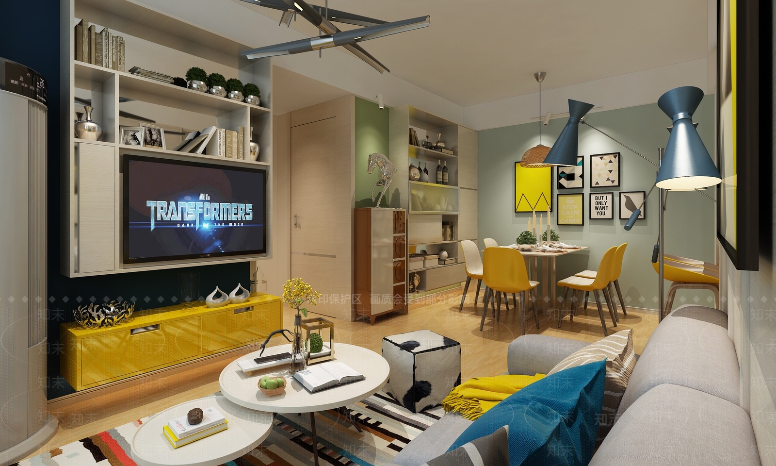 北欧公寓3D模型下载【ID:1166716609】