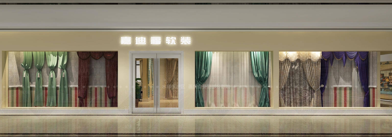 简欧其他商业空间3D模型下载【ID:1166717399】