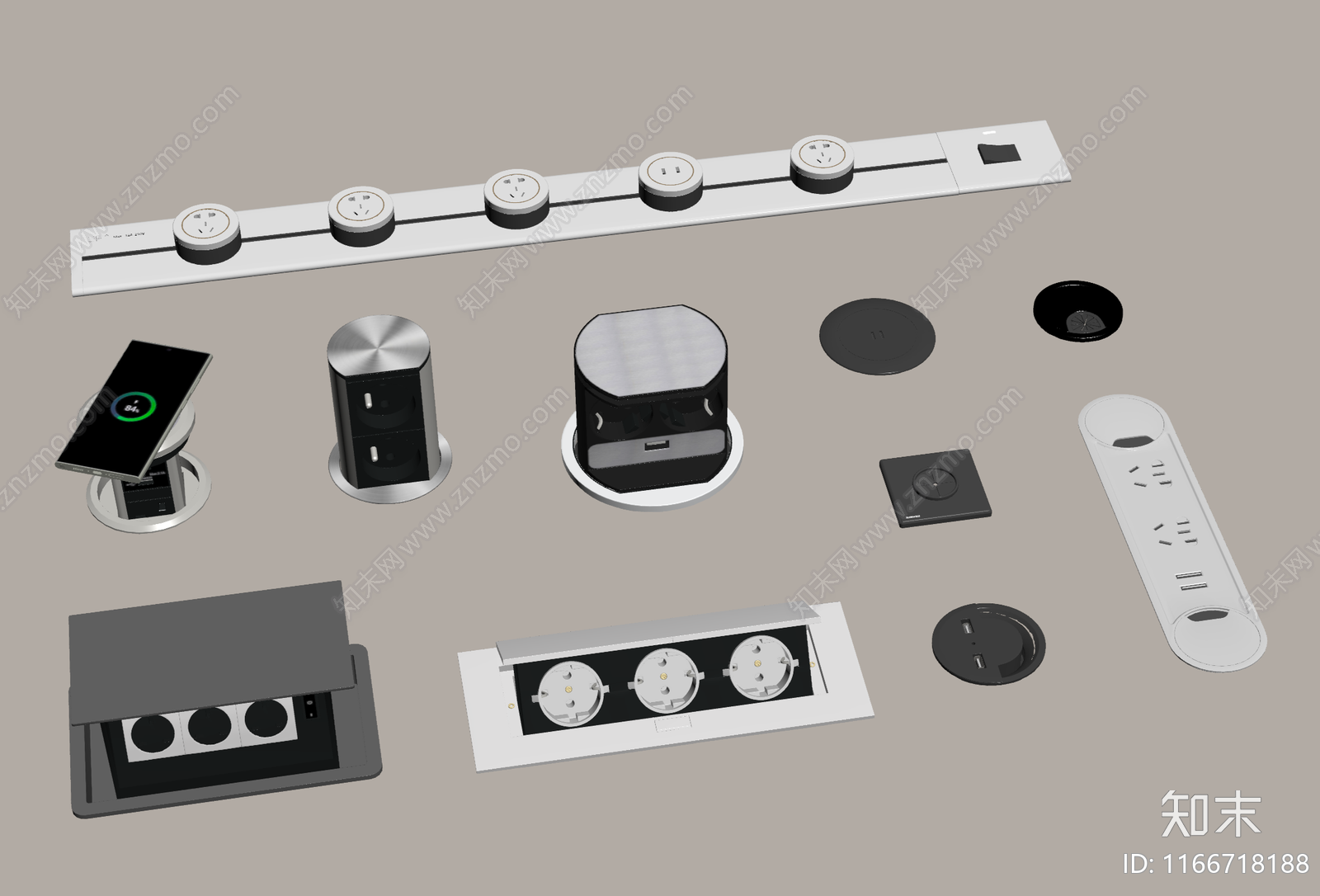 开关插座SU模型下载【ID:1166718188】