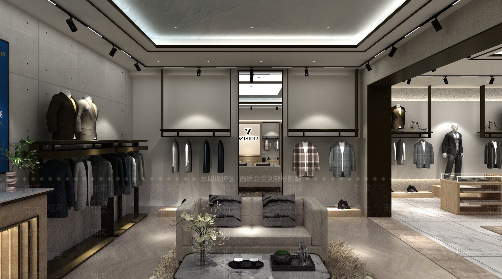 服装鞋店3D模型下载【ID:1166727806】