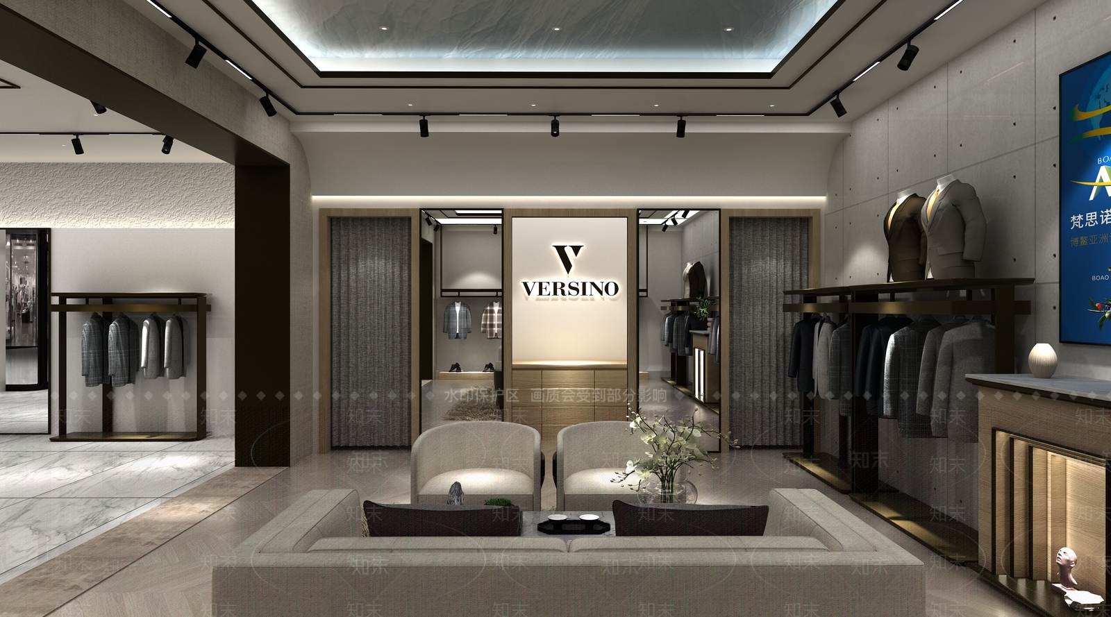 服装鞋店3D模型下载【ID:1166727806】