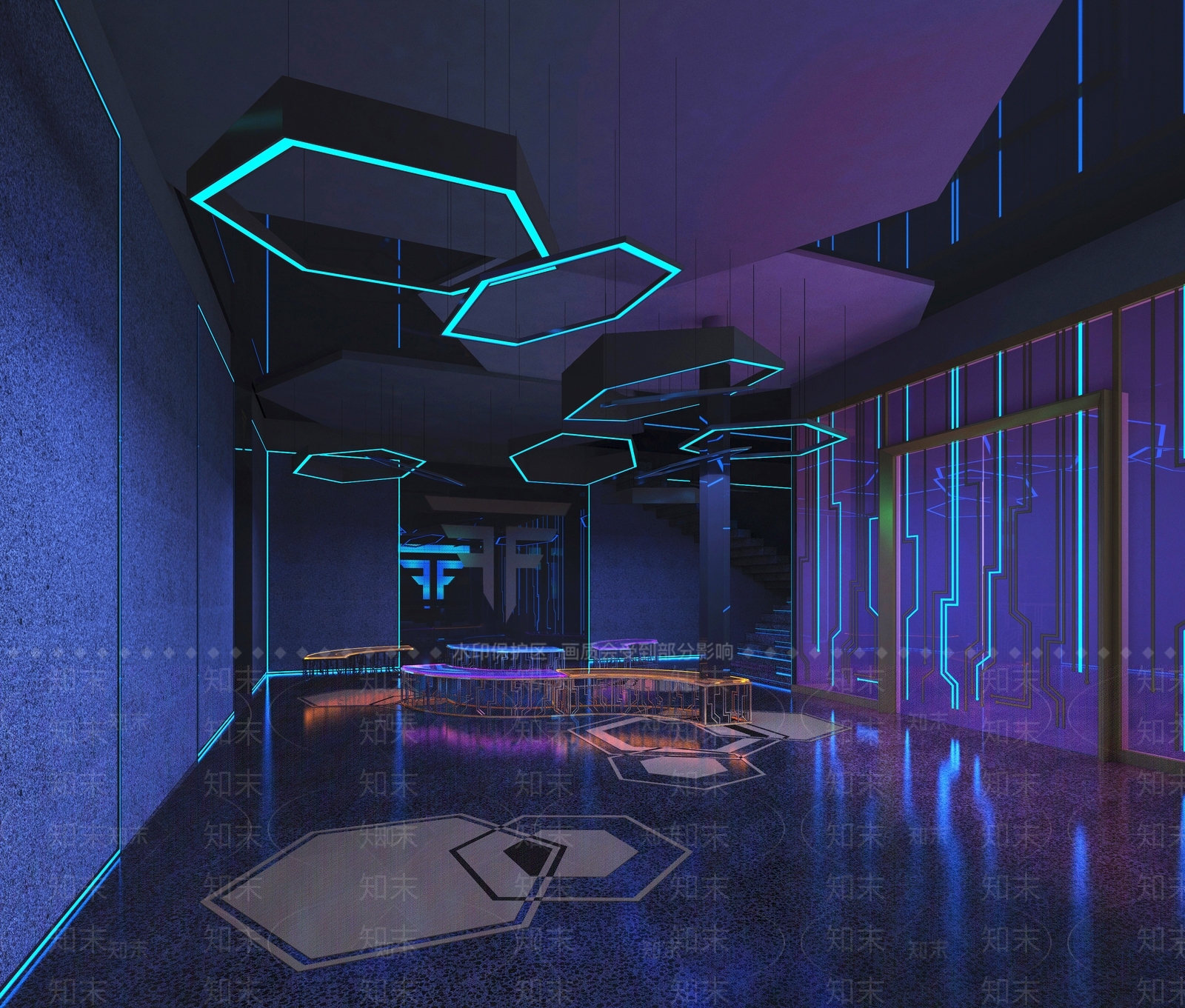 现代工业酒吧3D模型下载【ID:1166733130】