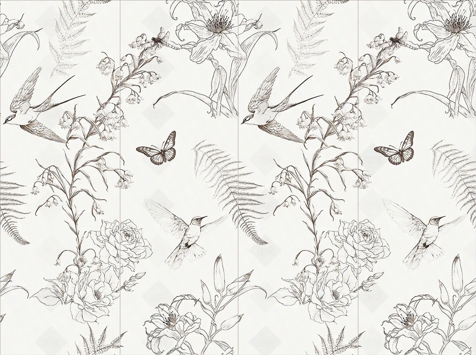 法式现代瓷砖贴图下载【ID:1166739628】