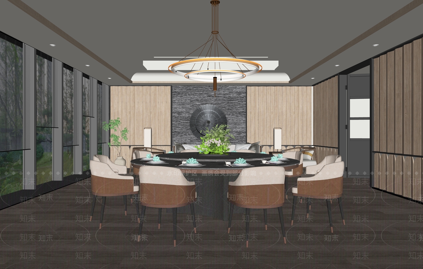 现代包厢SU模型下载【ID:1166740488】