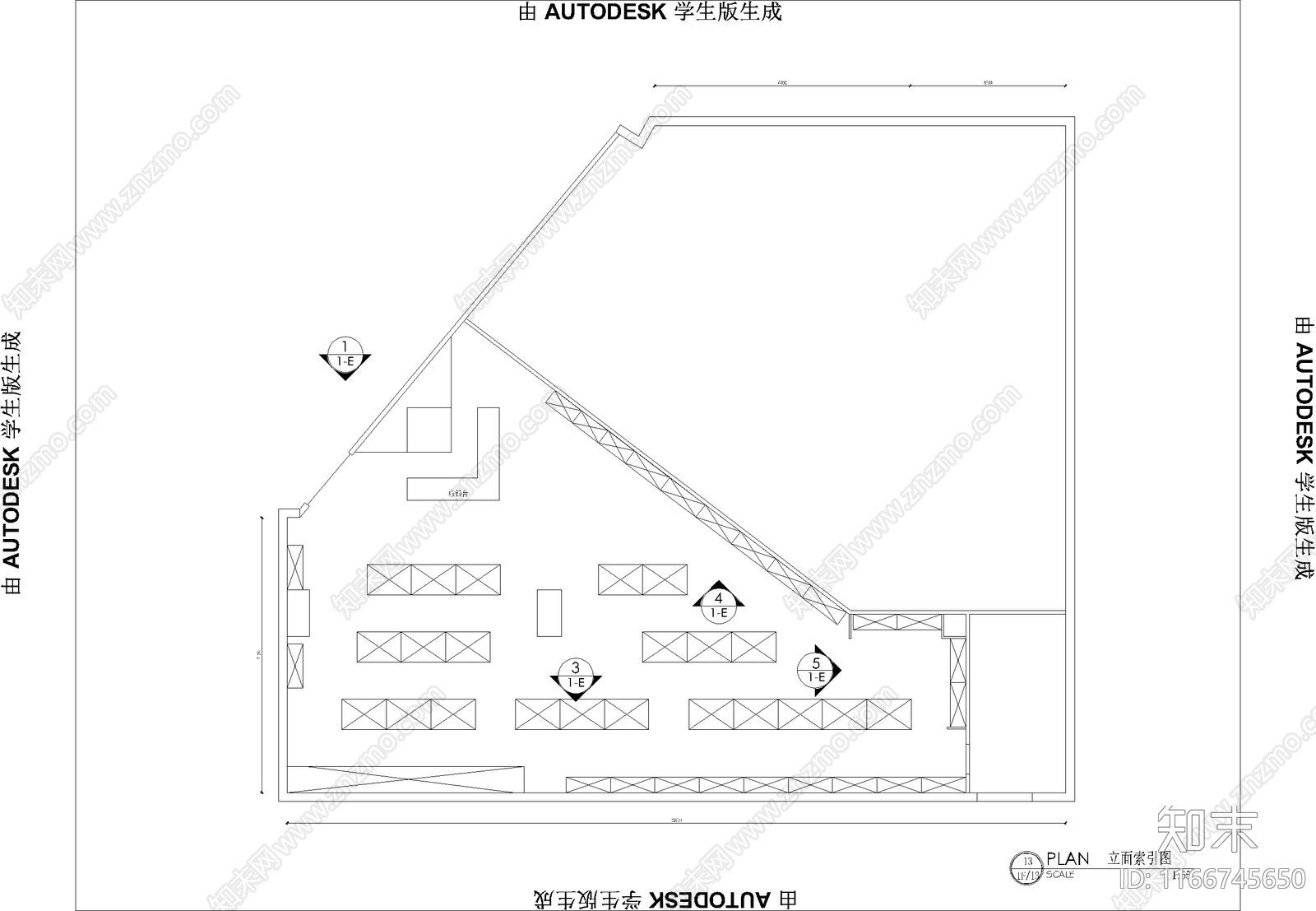 现代便利店cad施工图下载【ID:1166745650】