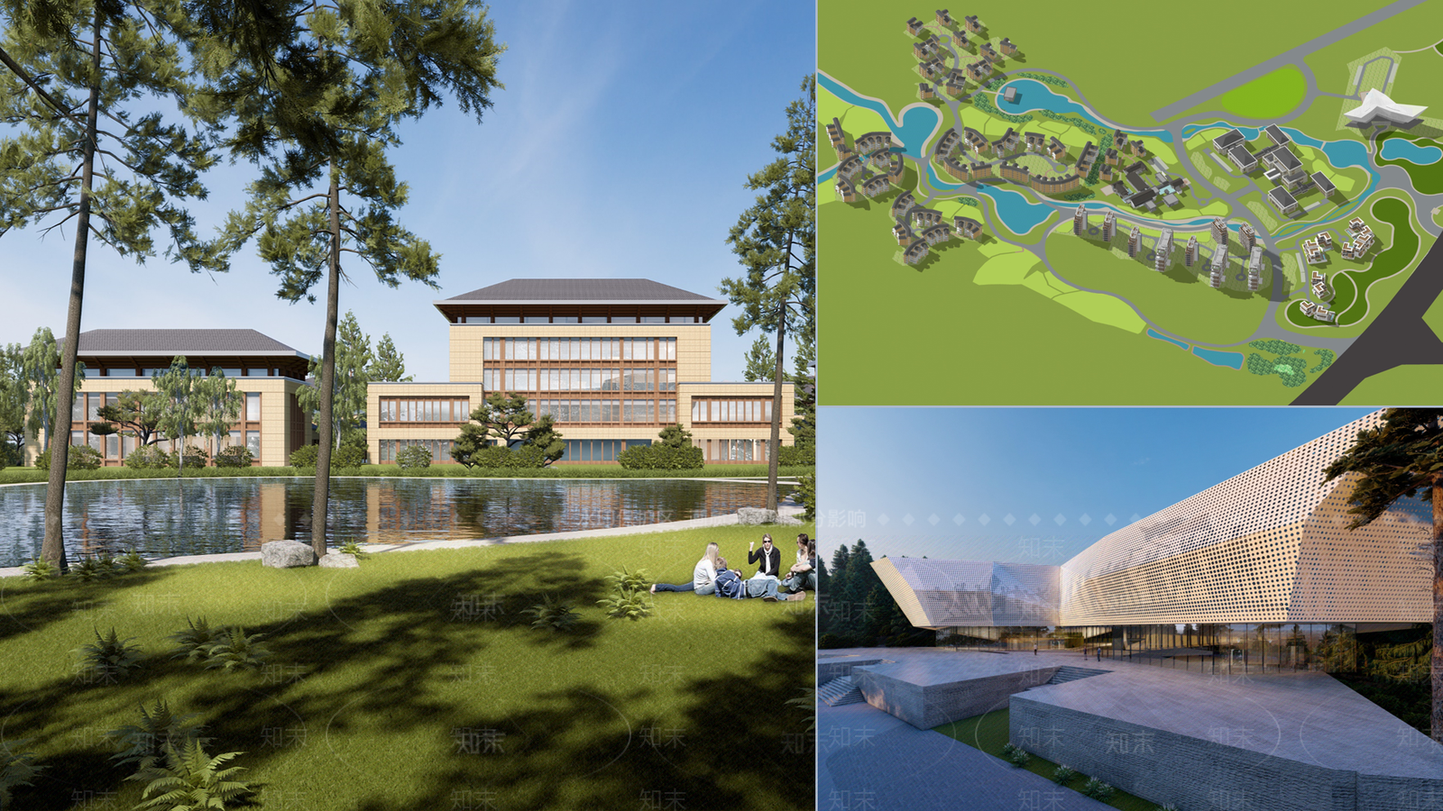 新中式中式其他商业建筑SU模型下载【ID:1166858821】