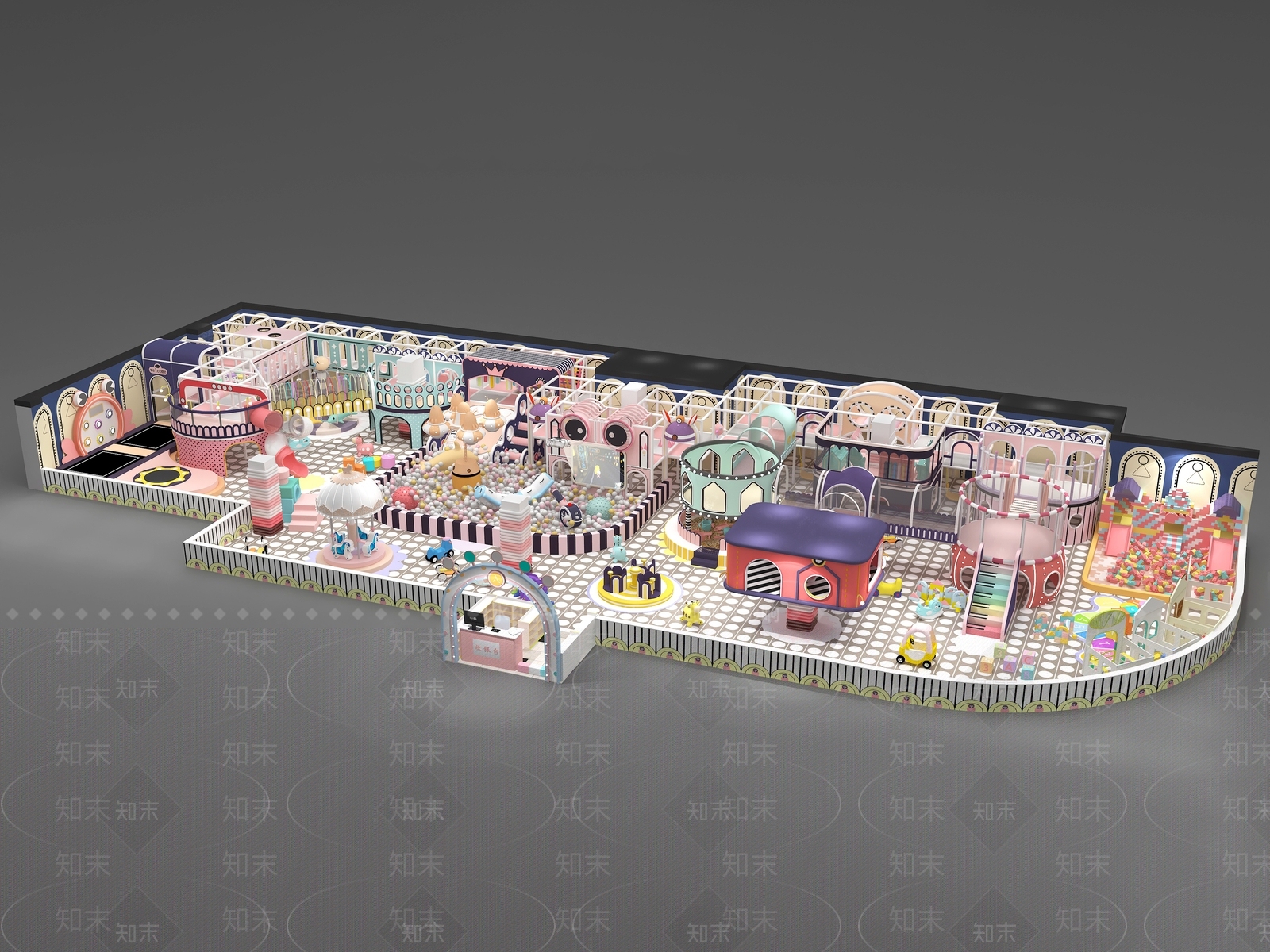 现代其他展厅3D模型下载【ID:1214666034】