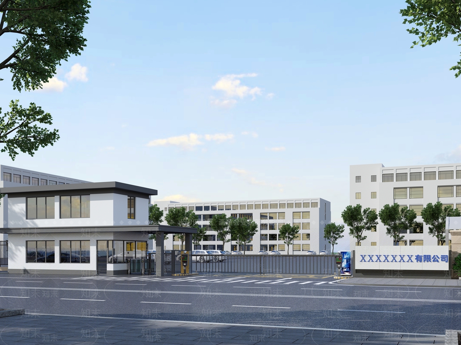 现代厂房3D模型下载【ID:1166753199】