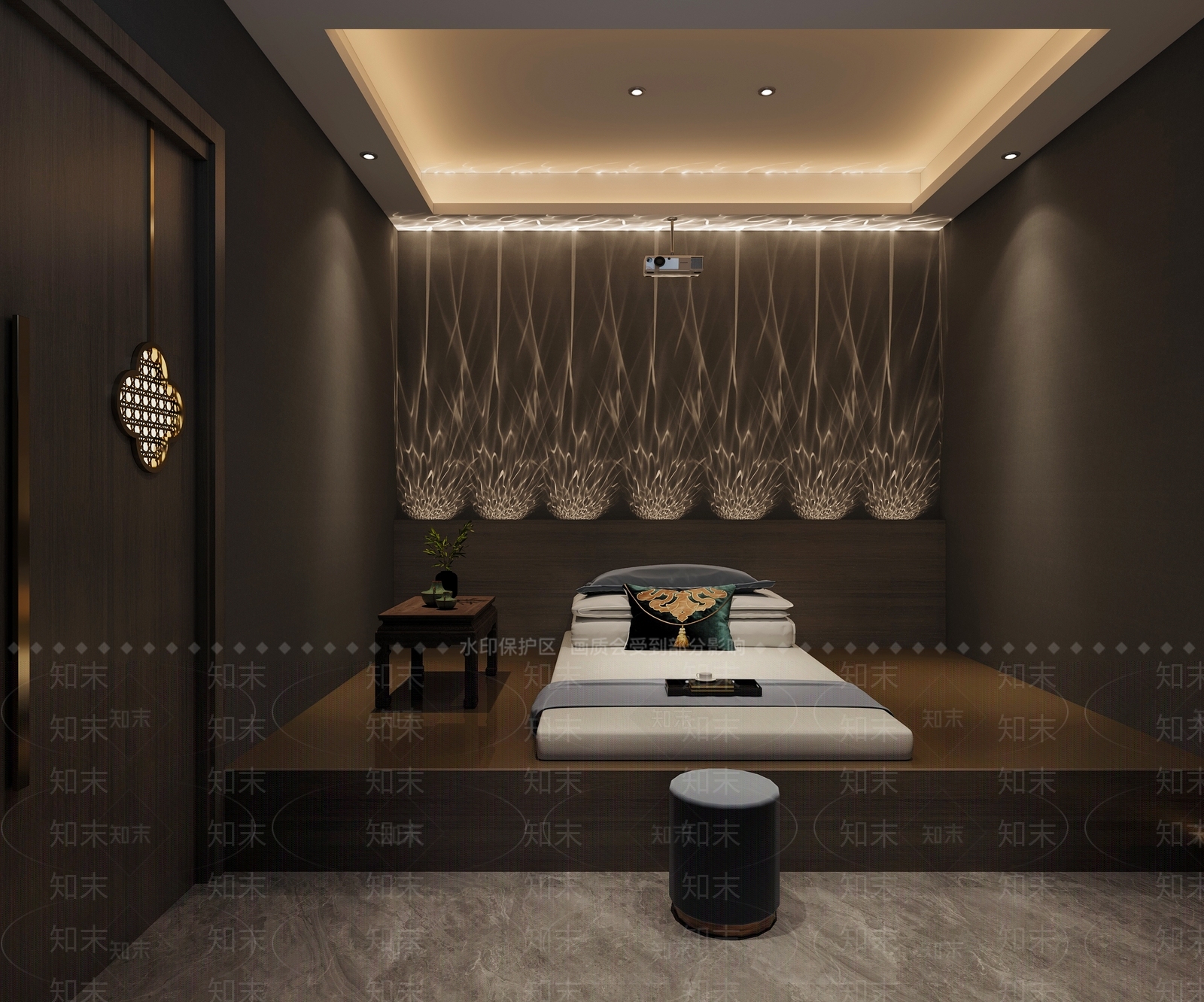 现代足浴店3D模型下载【ID:1166754628】