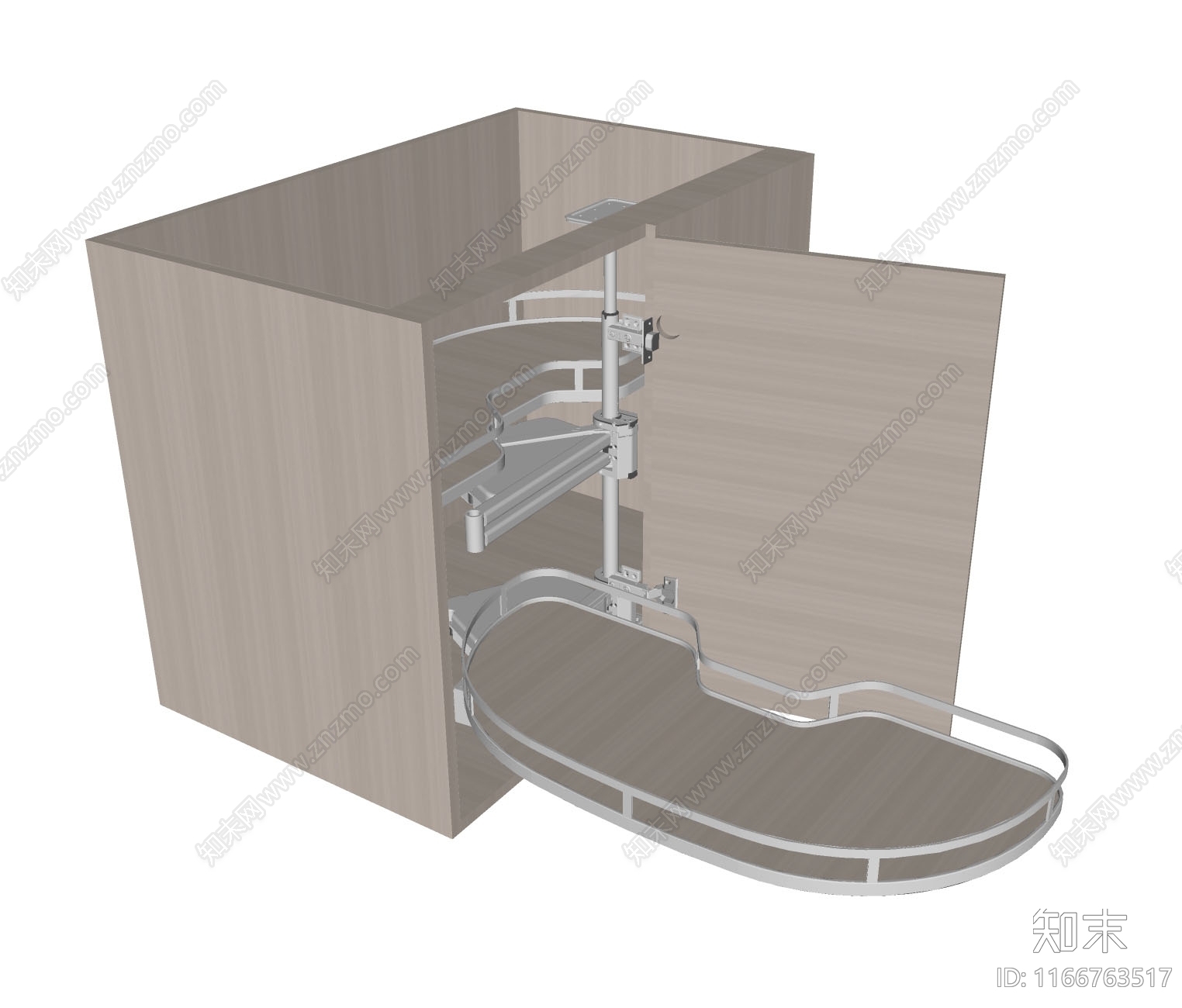 现代橱柜SU模型下载【ID:1166763517】