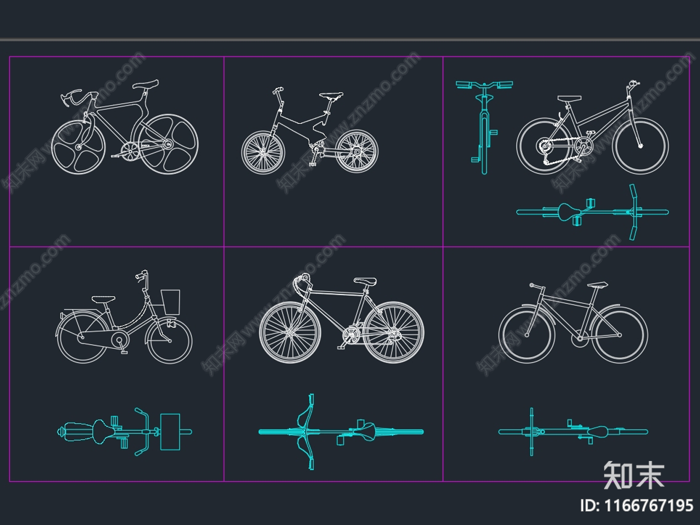 现代交通工具图库施工图下载【ID:1166767195】