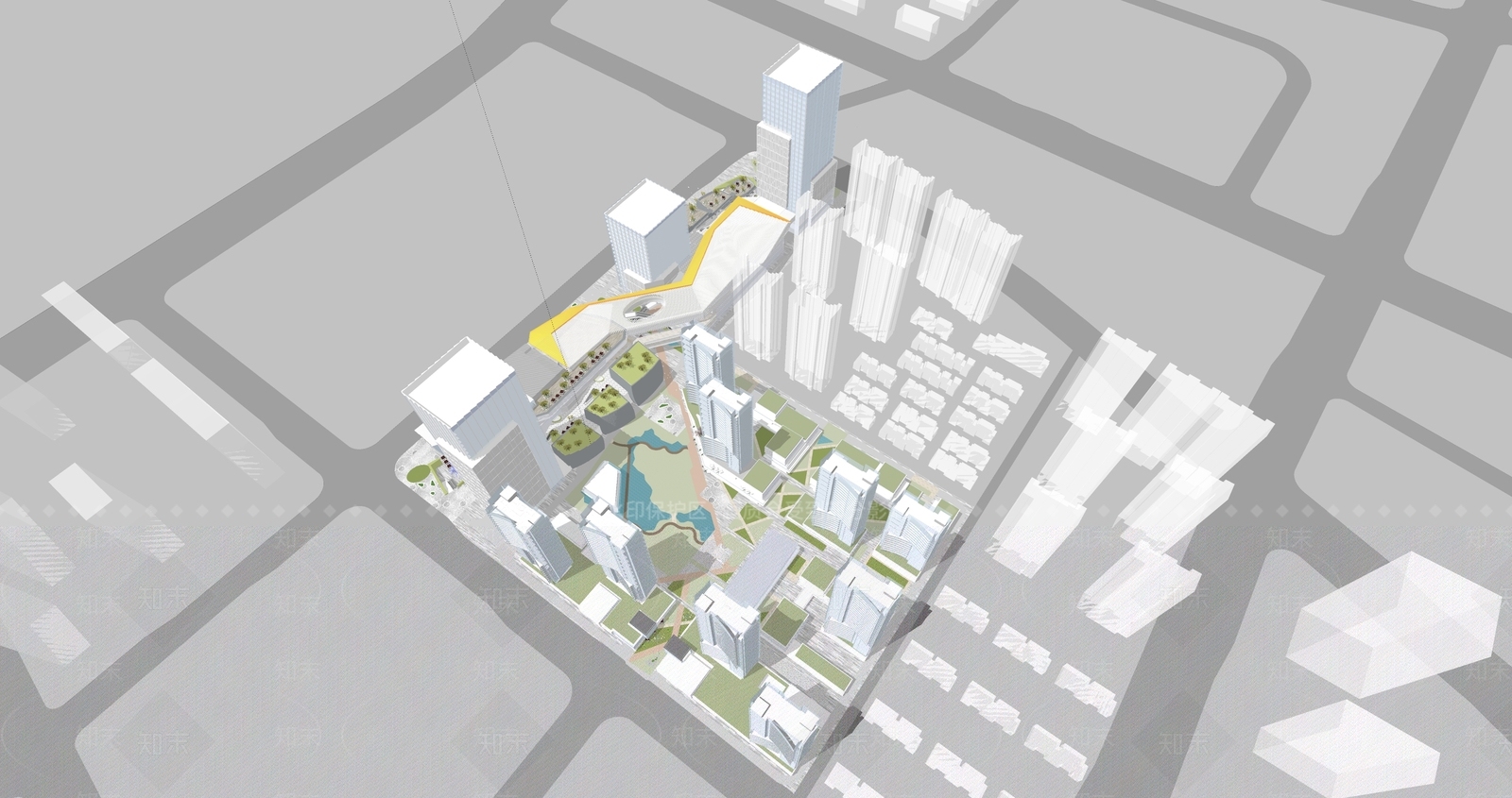 现代其他商业建筑SU模型下载【ID:1167291244】