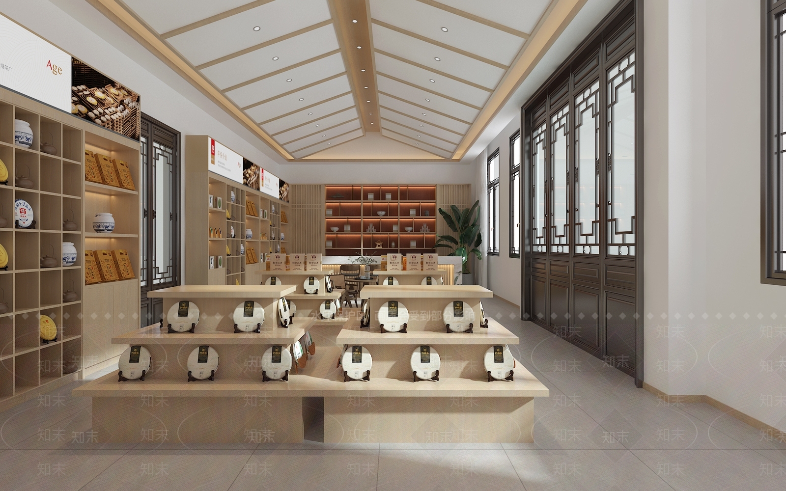 新中式其他店铺SU模型下载【ID:1166776594】
