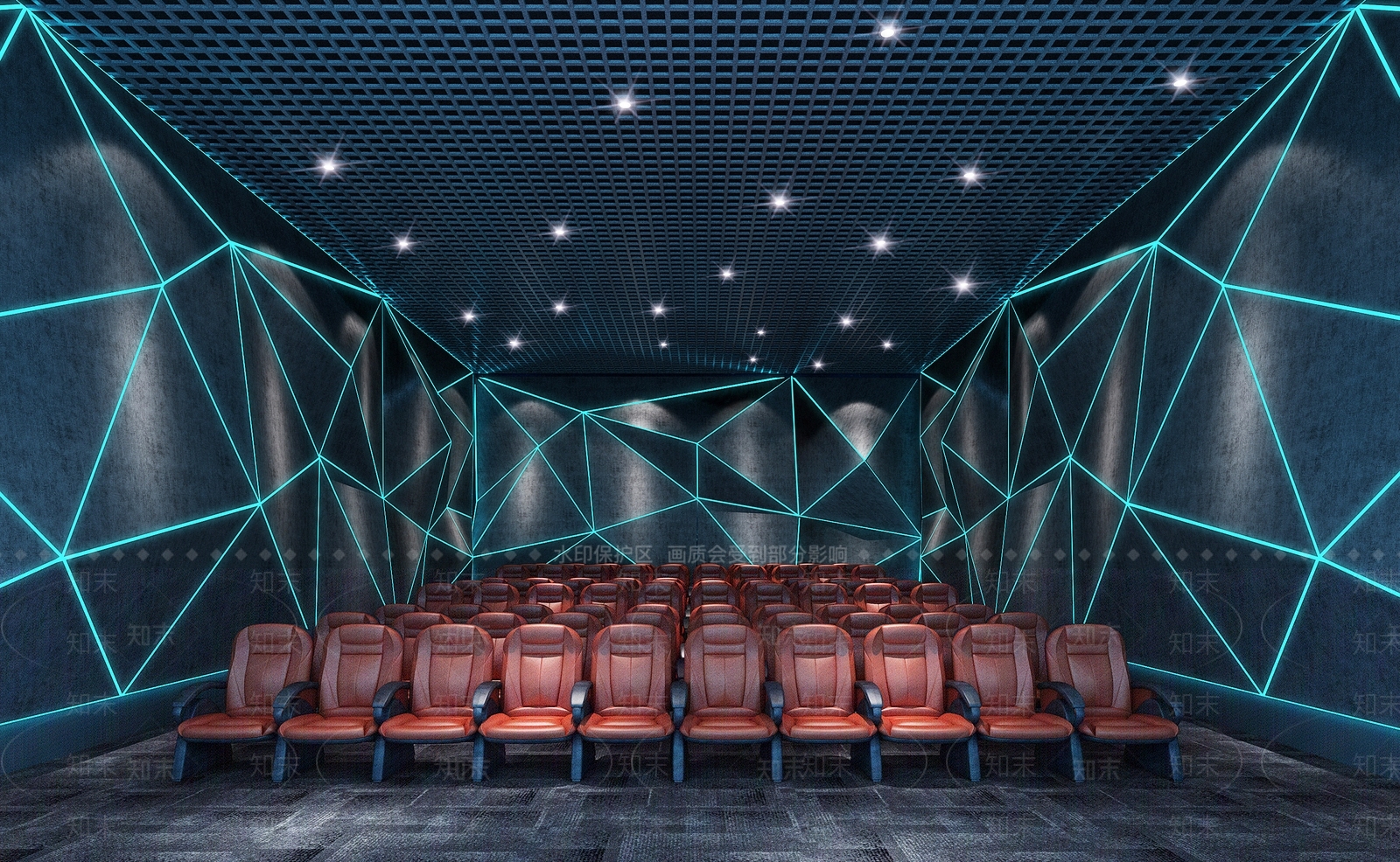 现代工业电影院3D模型下载【ID:1166778389】
