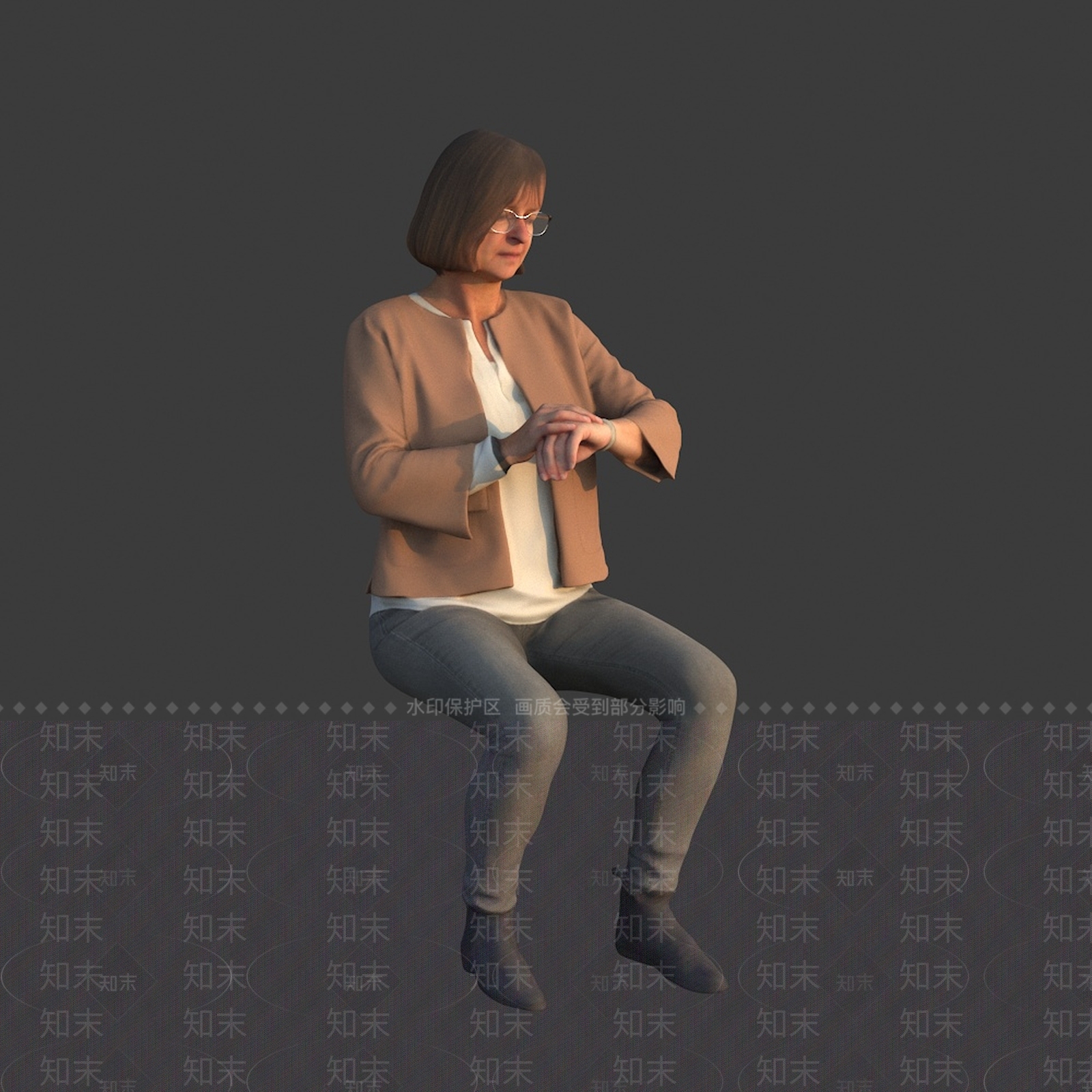 女人3D模型下载【ID:1166779001】