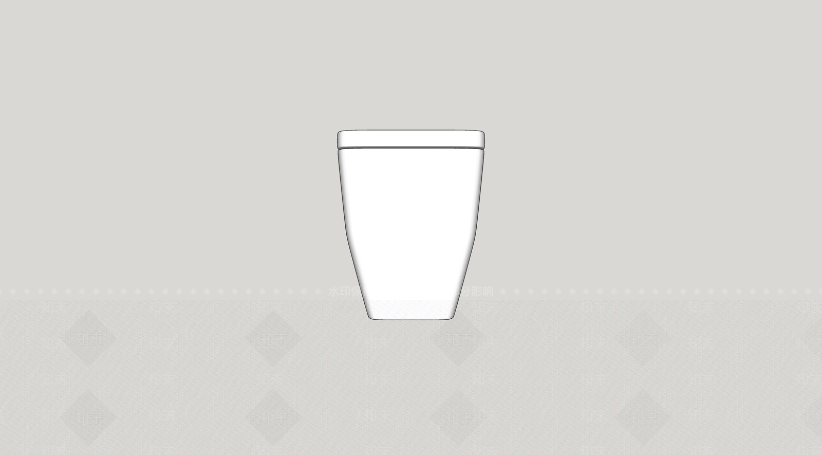 马桶SU模型下载【ID:1166782177】