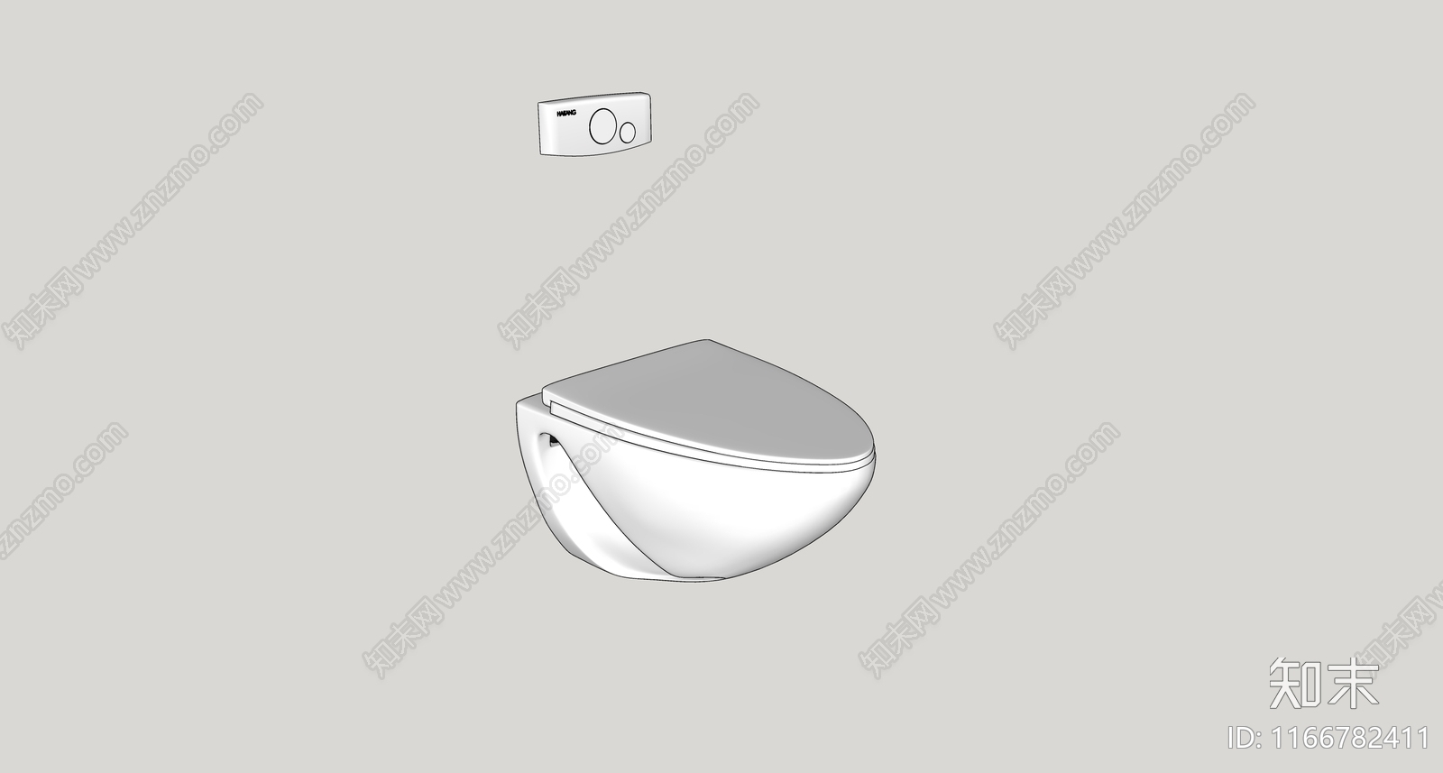 马桶SU模型下载【ID:1166782411】