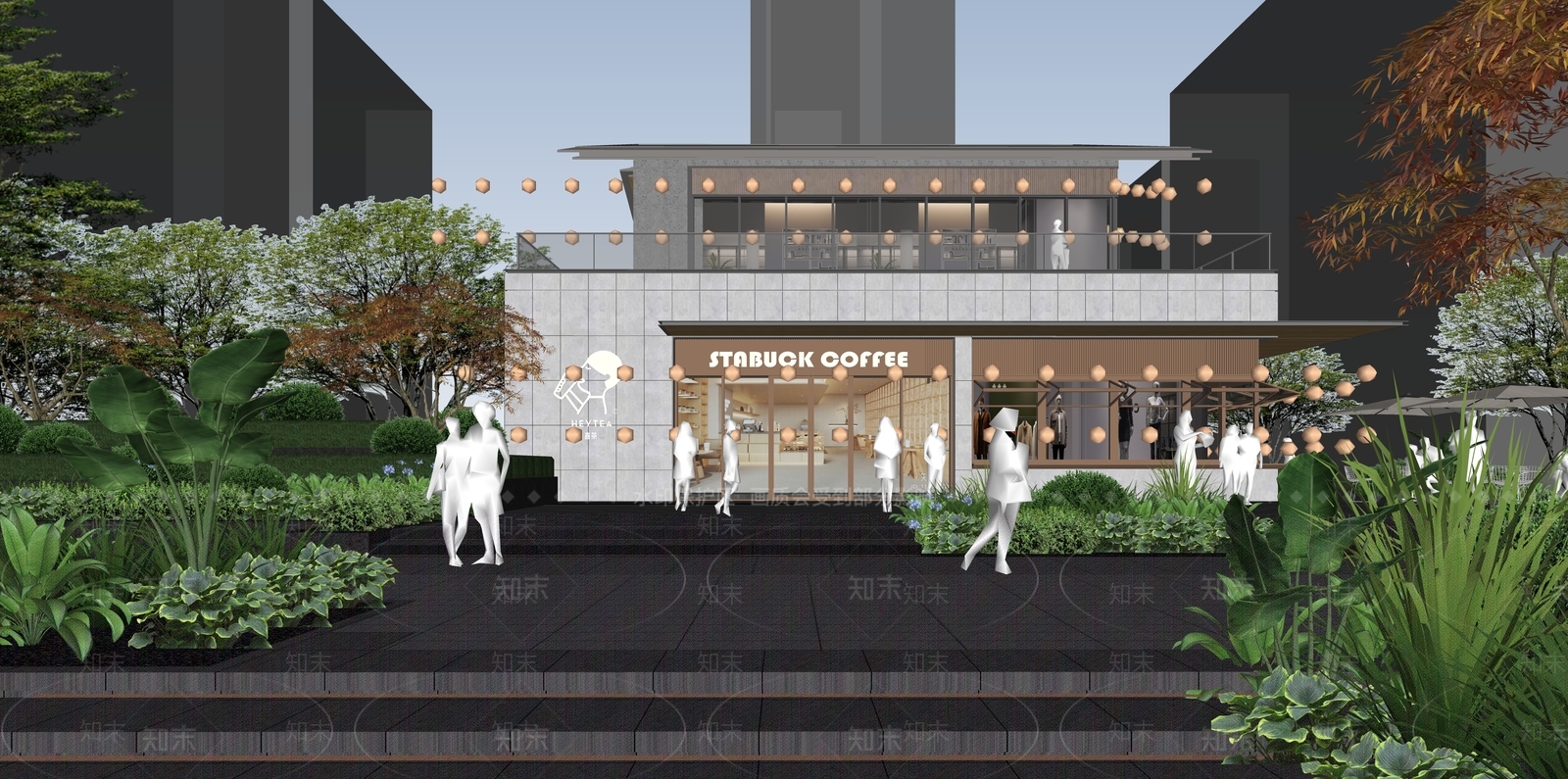 现代其他商业建筑SU模型下载【ID:1166796202】