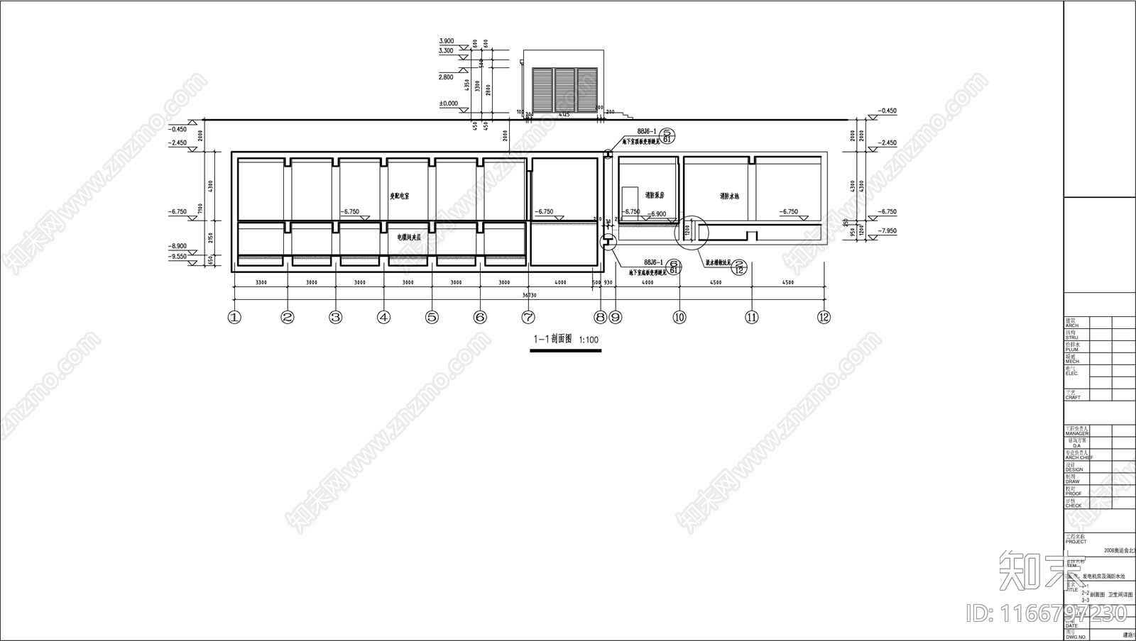 现代其他建筑cad施工图下载【ID:1166797230】