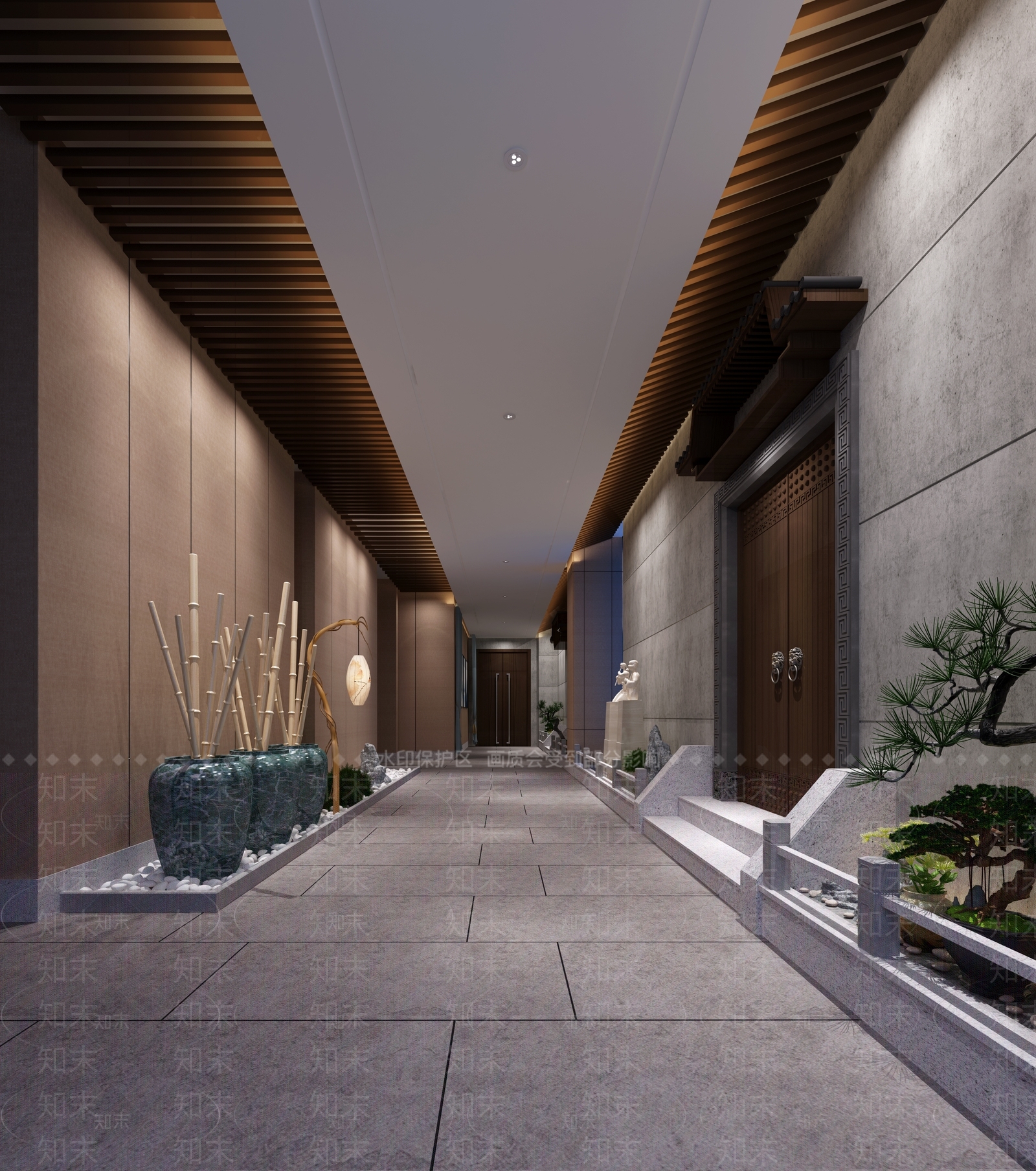 新中式其他娱乐空间3D模型下载【ID:1166804426】