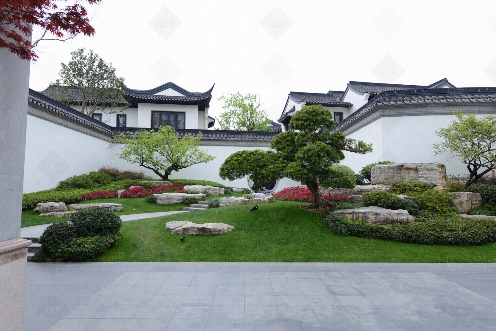 新中式中式城市外景贴图下载【ID:1166812760】