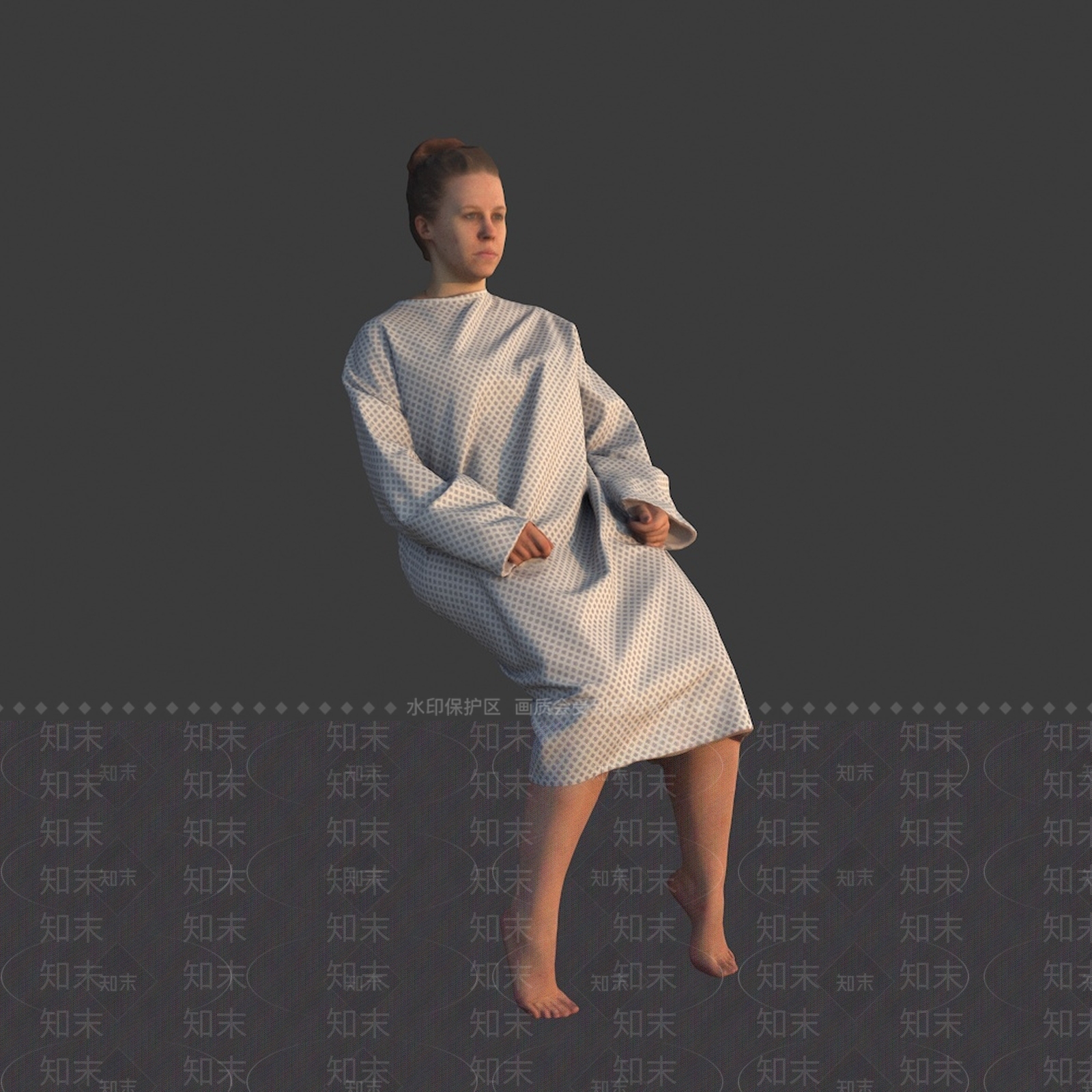 女人3D模型下载【ID:1166823763】