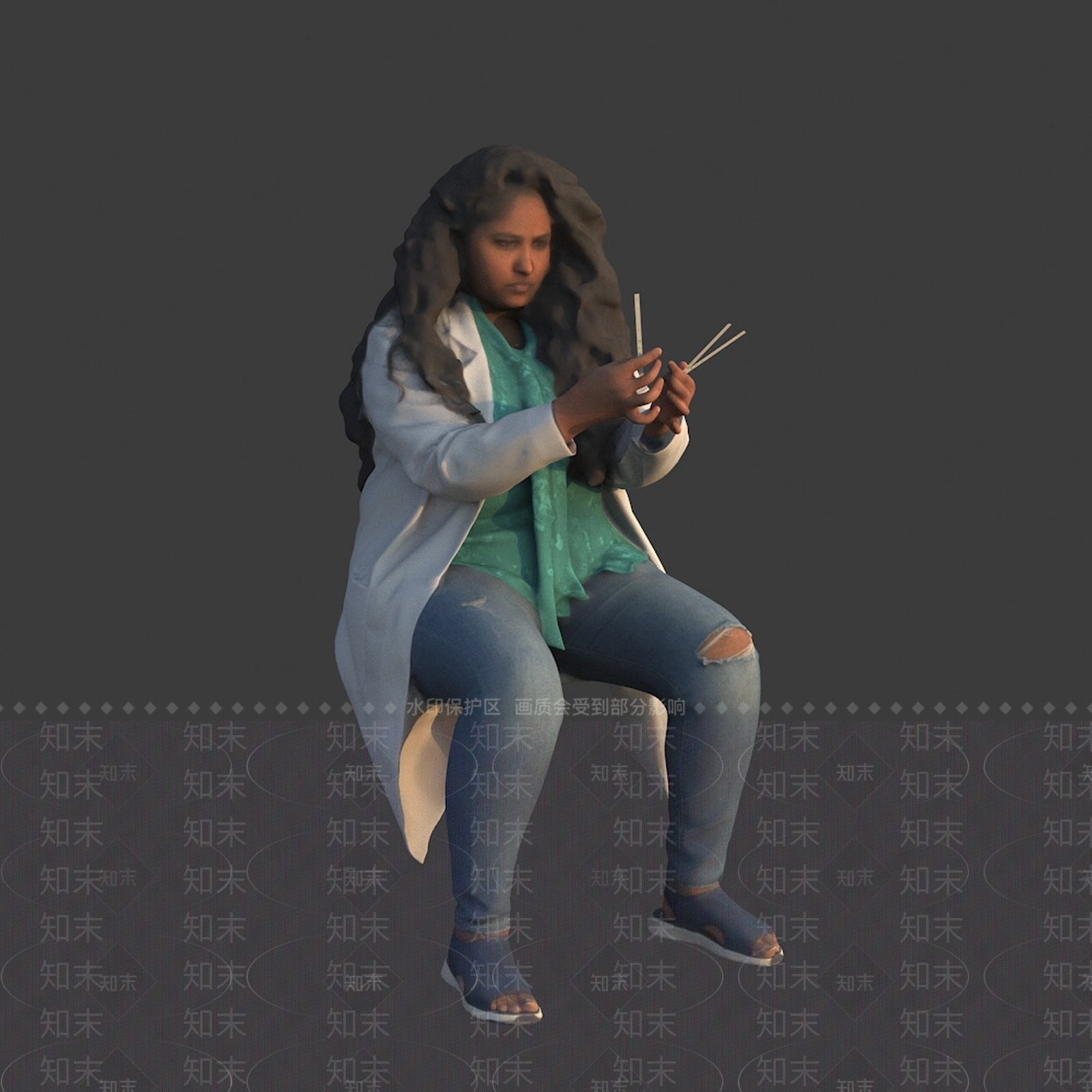 女人3D模型下载【ID:1166825633】