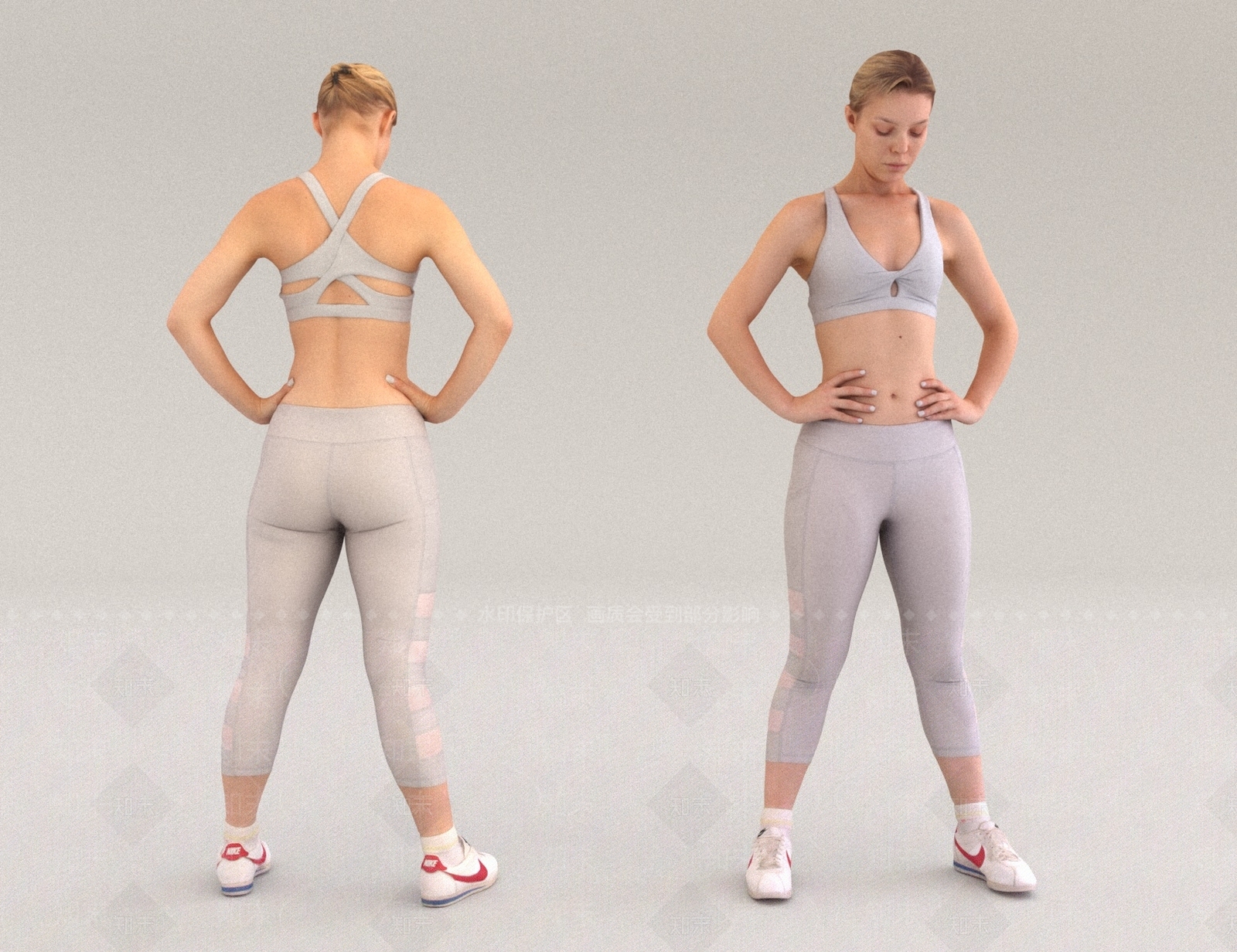 女人3D模型下载【ID:1166825868】