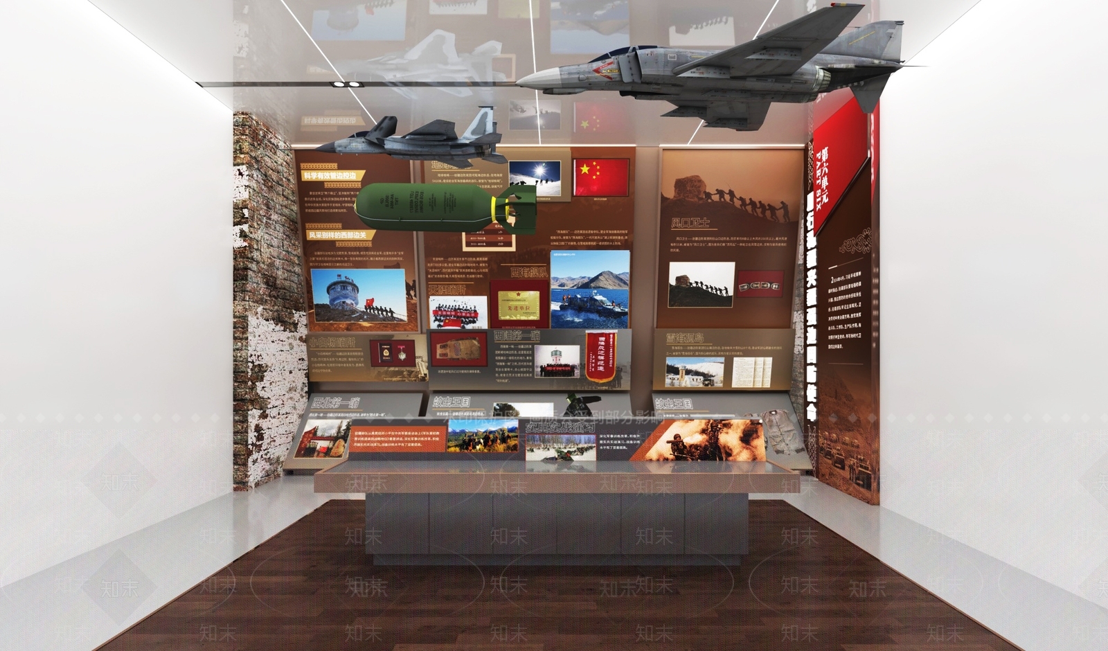 现代党建展厅SU模型下载【ID:1166832639】